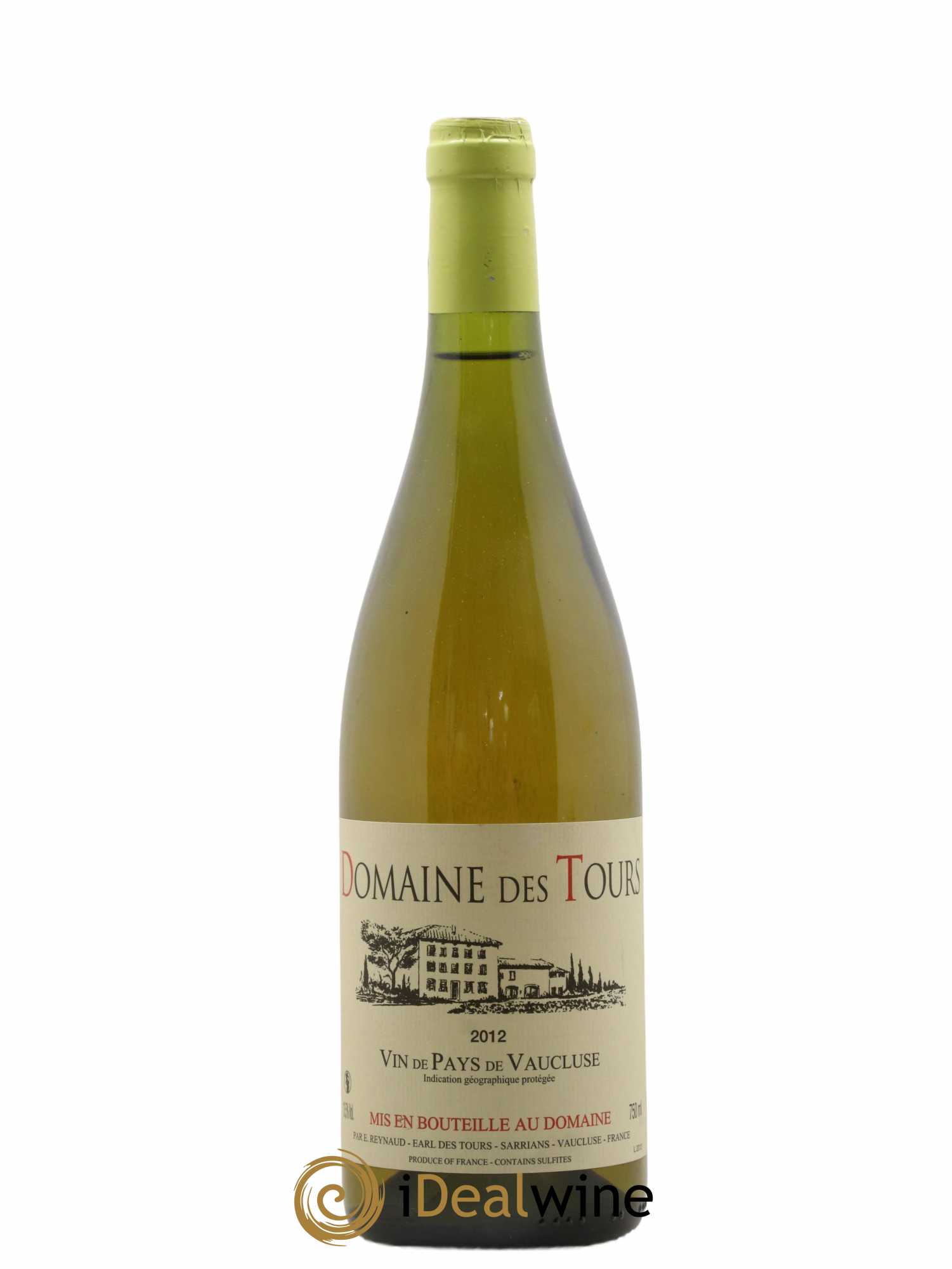 Vaucluse (Vin de Pays de Vaucluse) Domaine des Tours Emmanuel Reynaud 2012 - Lot de 1 bouteille - 0