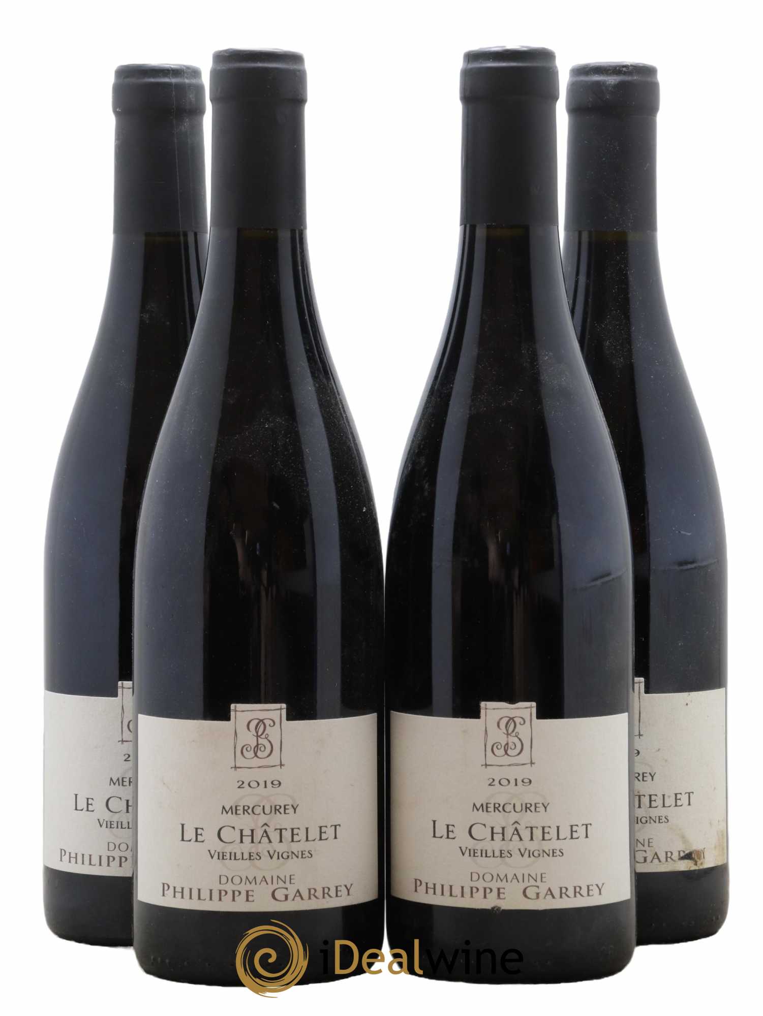 Mercurey Le Chatelet Vieilles Vignes Philippe Garrey 2019 - Lot de 4 bouteilles - 0