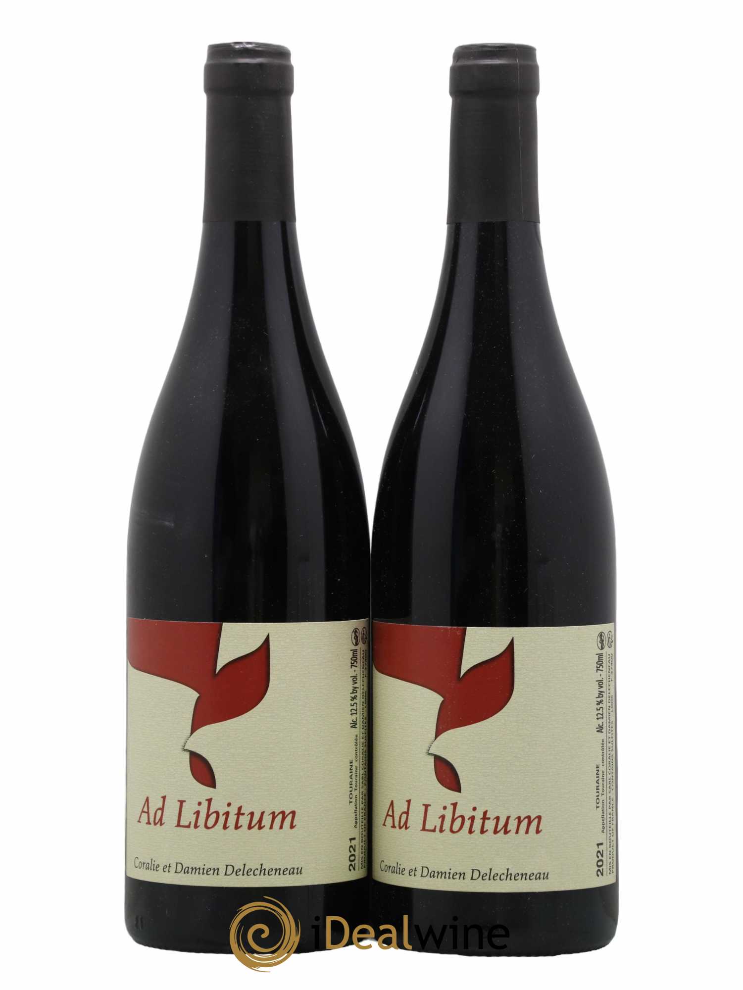 Touraine Ad Libitum Domaine de la Grange Tiphaine 2021 - Lot de 2 bouteilles - 0