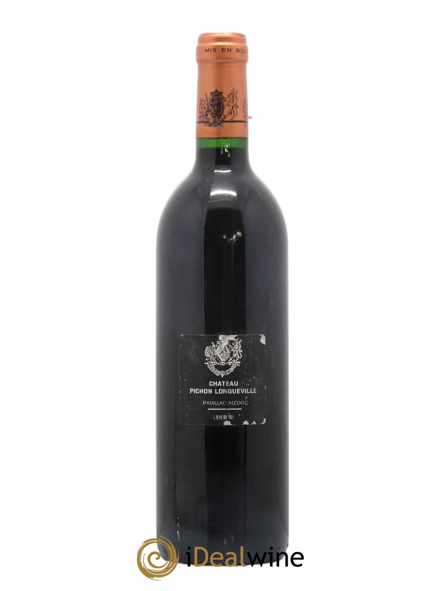 Pichon Longueville Baron 2ème Grand Cru Classé 1990 - Lot de 1 bouteille - 1