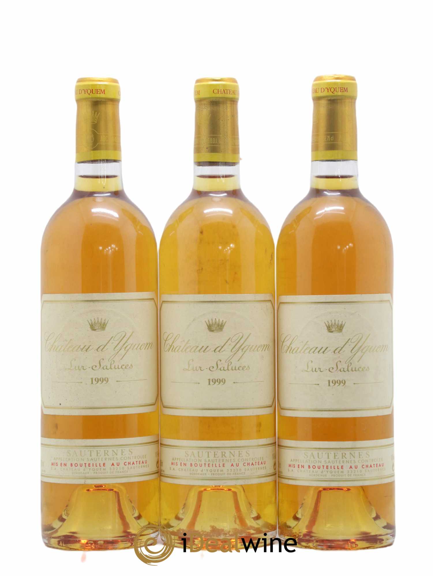 Château d' Yquem 1er Cru Classé Supérieur 1999 - Lotto di 3 bottiglie - 0