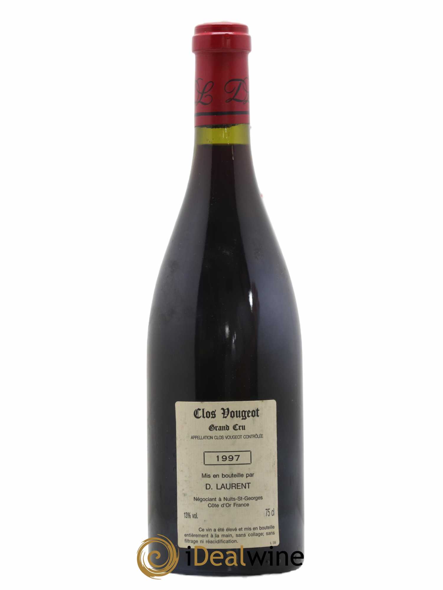 Clos de Vougeot Grand Cru Dominique Laurent 1997 - Lot de 1 bouteille - 1
