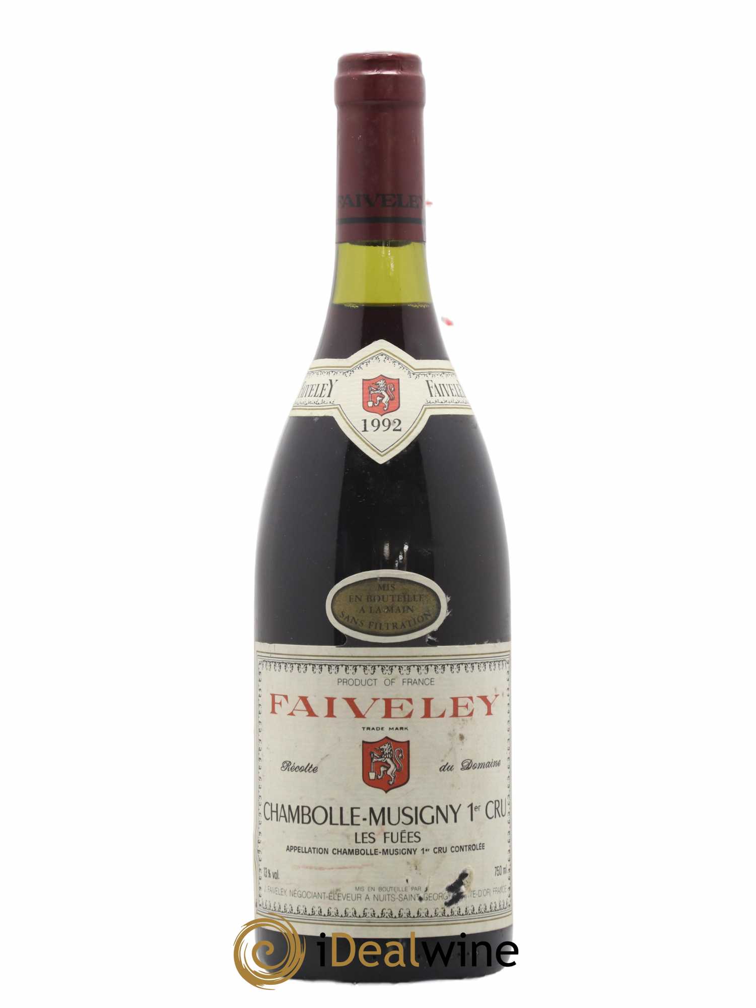 Chambolle-Musigny 1er Cru Les Fuées Faiveley 1992 - Lot de 1 bouteille - 0
