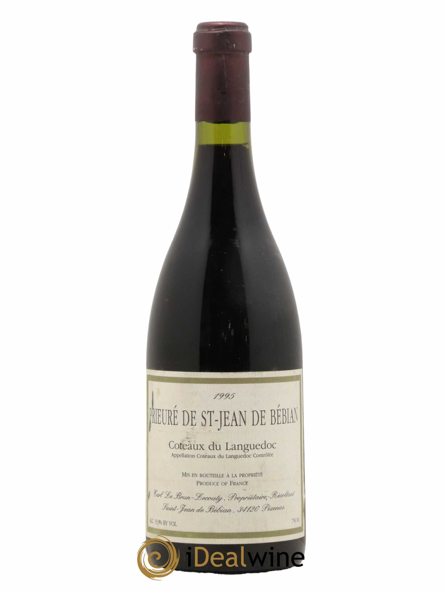 Languedoc Prieuré St-Jean de Bébian 1995 - Lot de 1 bouteille - 0