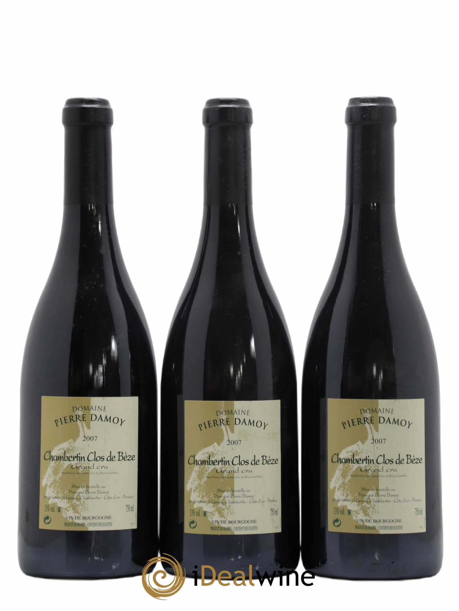 Chambertin Clos de Bèze Grand Cru Pierre Damoy 2007 - Lot de 3 bouteilles - 0