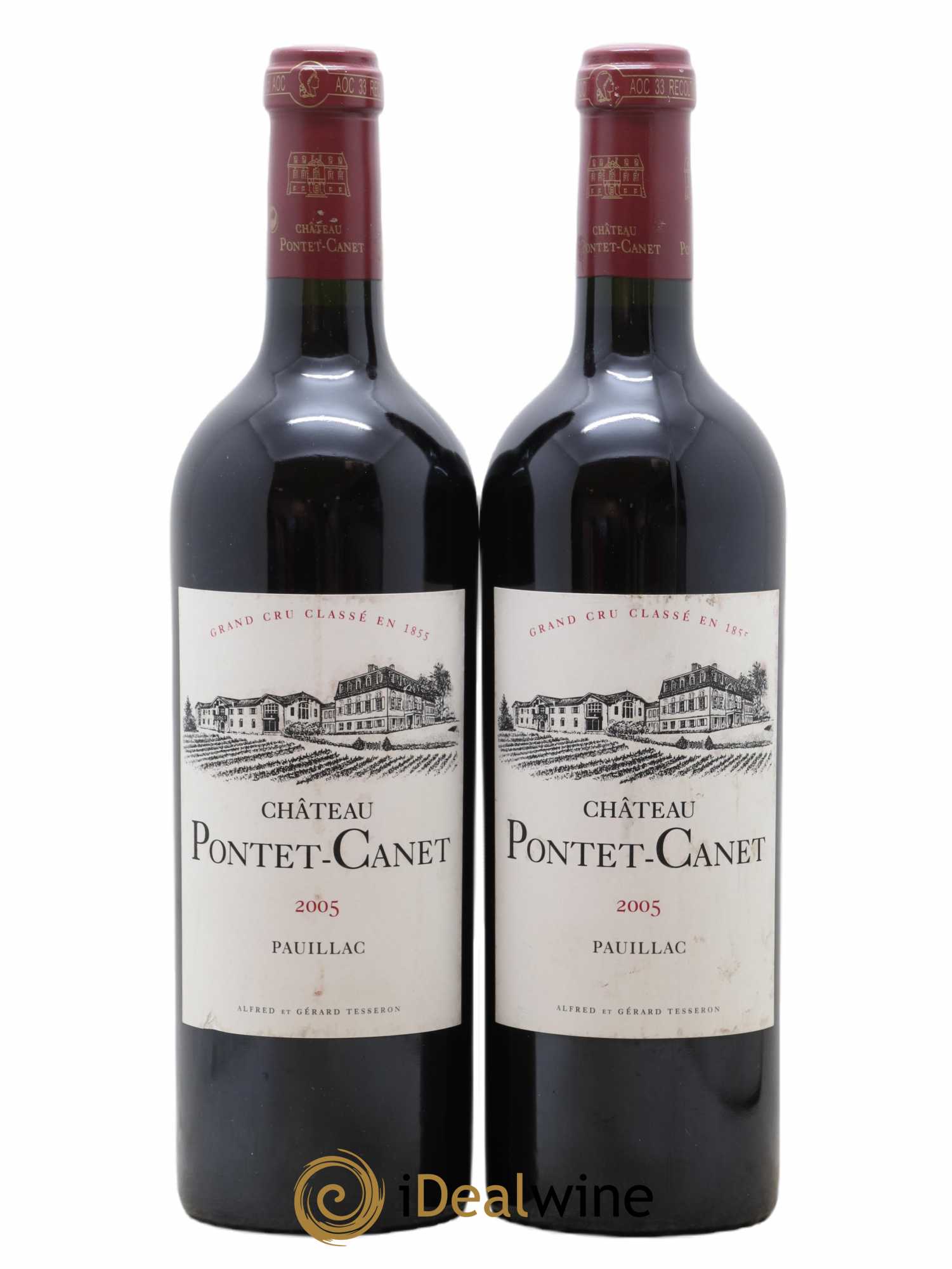 Château Pontet Canet 5ème Grand Cru Classé 2005 - Lot of 2 bottles - 0