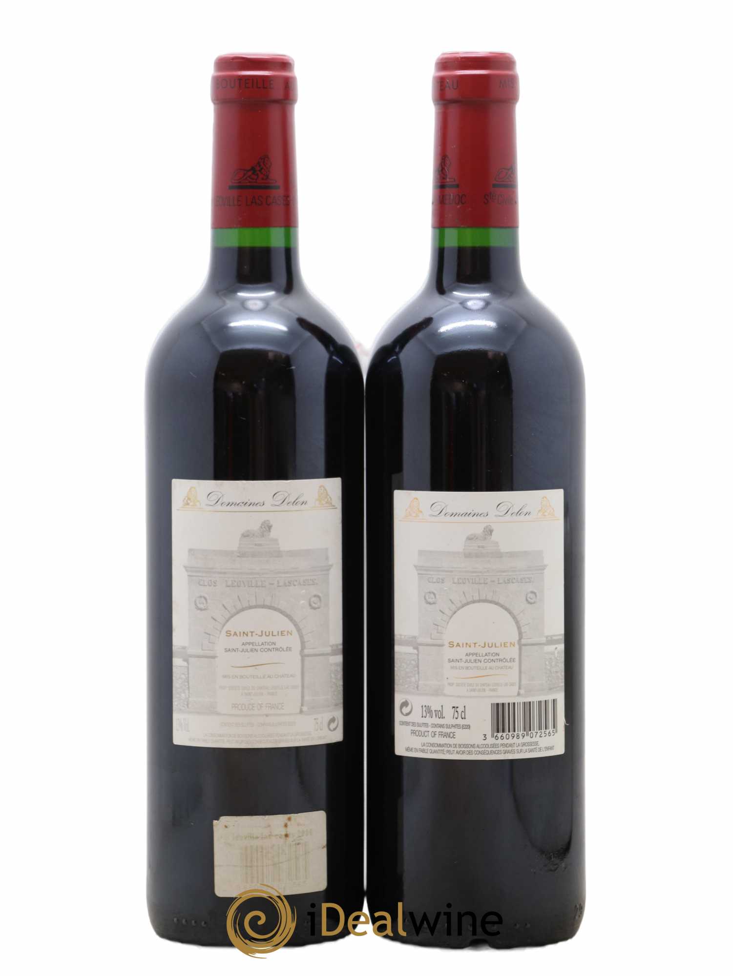 Château Léoville Las Cases 2ème Grand Cru Classé 2006 - Lot of 2 bottles - 1