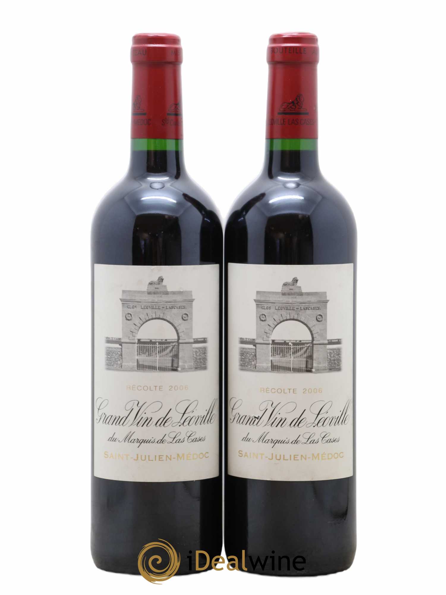 Château Léoville Las Cases 2ème Grand Cru Classé 2006 - Lot of 2 bottles - 0