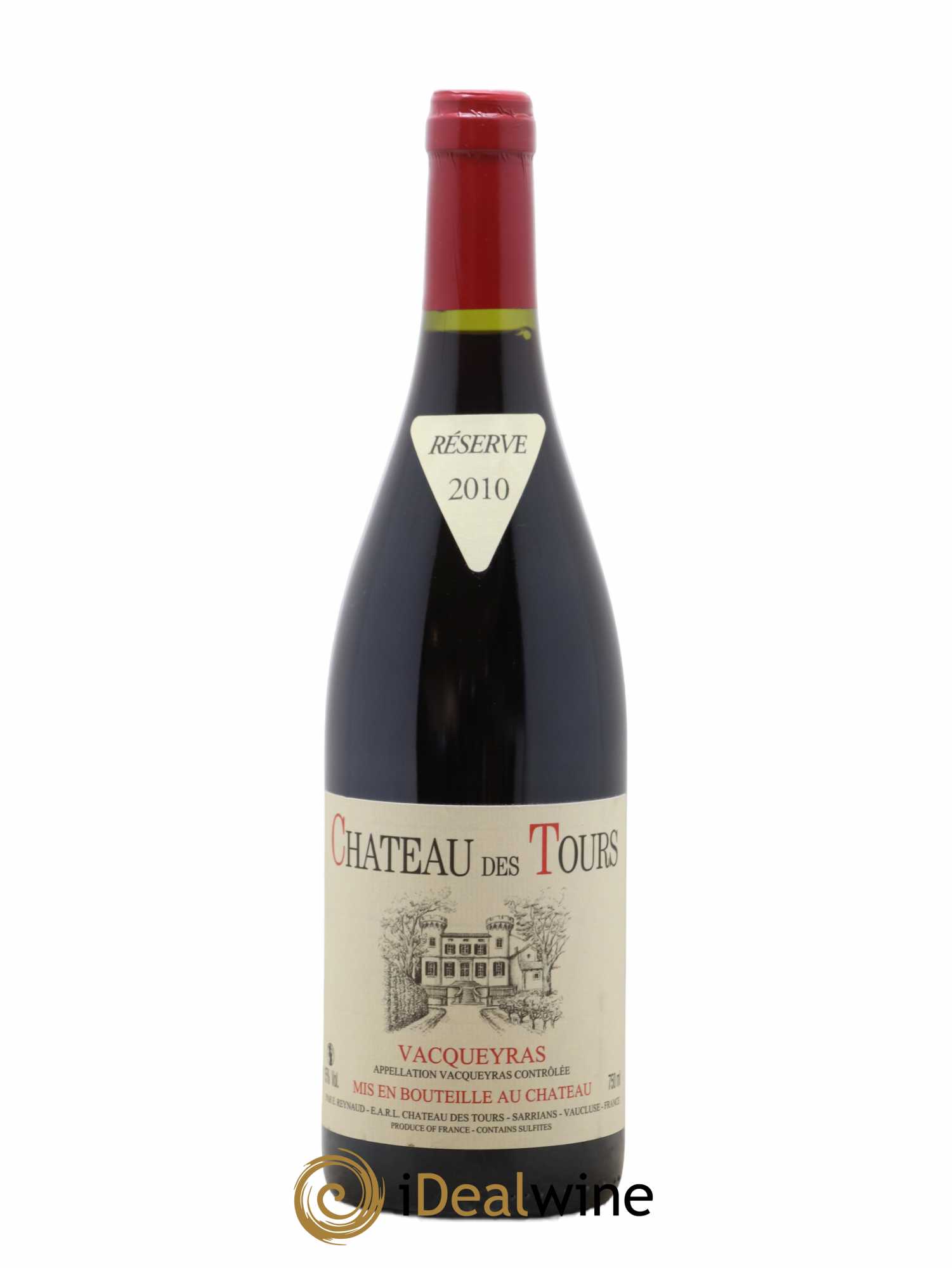 Vacqueyras Château des Tours Emmanuel Reynaud 2010 - Lot de 1 bouteille - 0