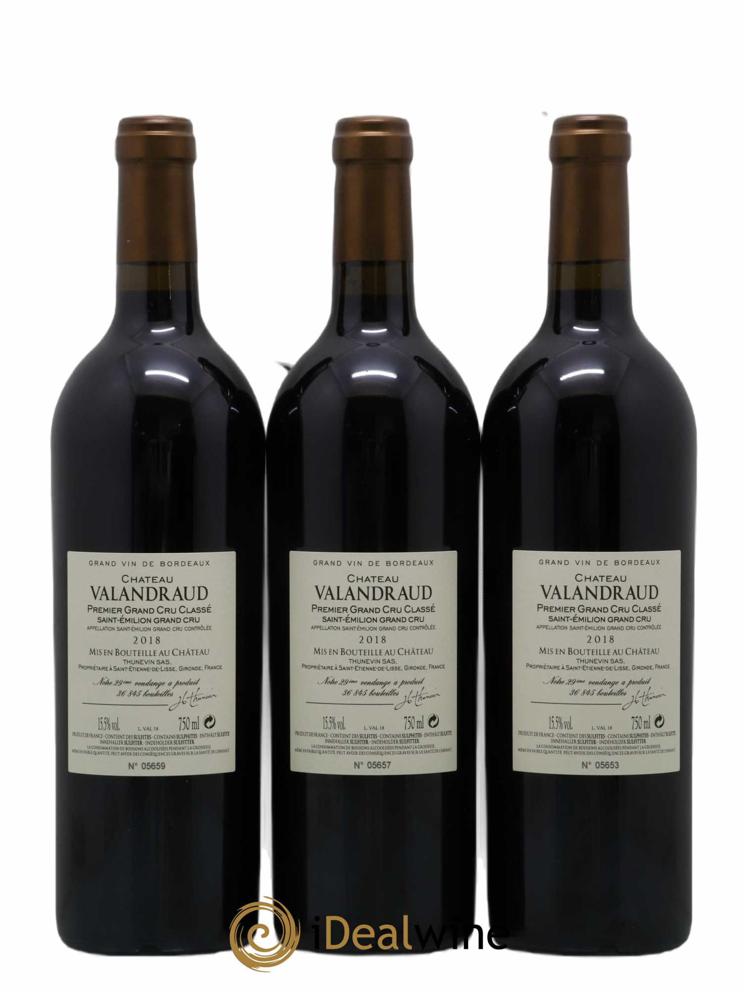 Château de Valandraud 2018 - Lot de 6 bouteilles - 4