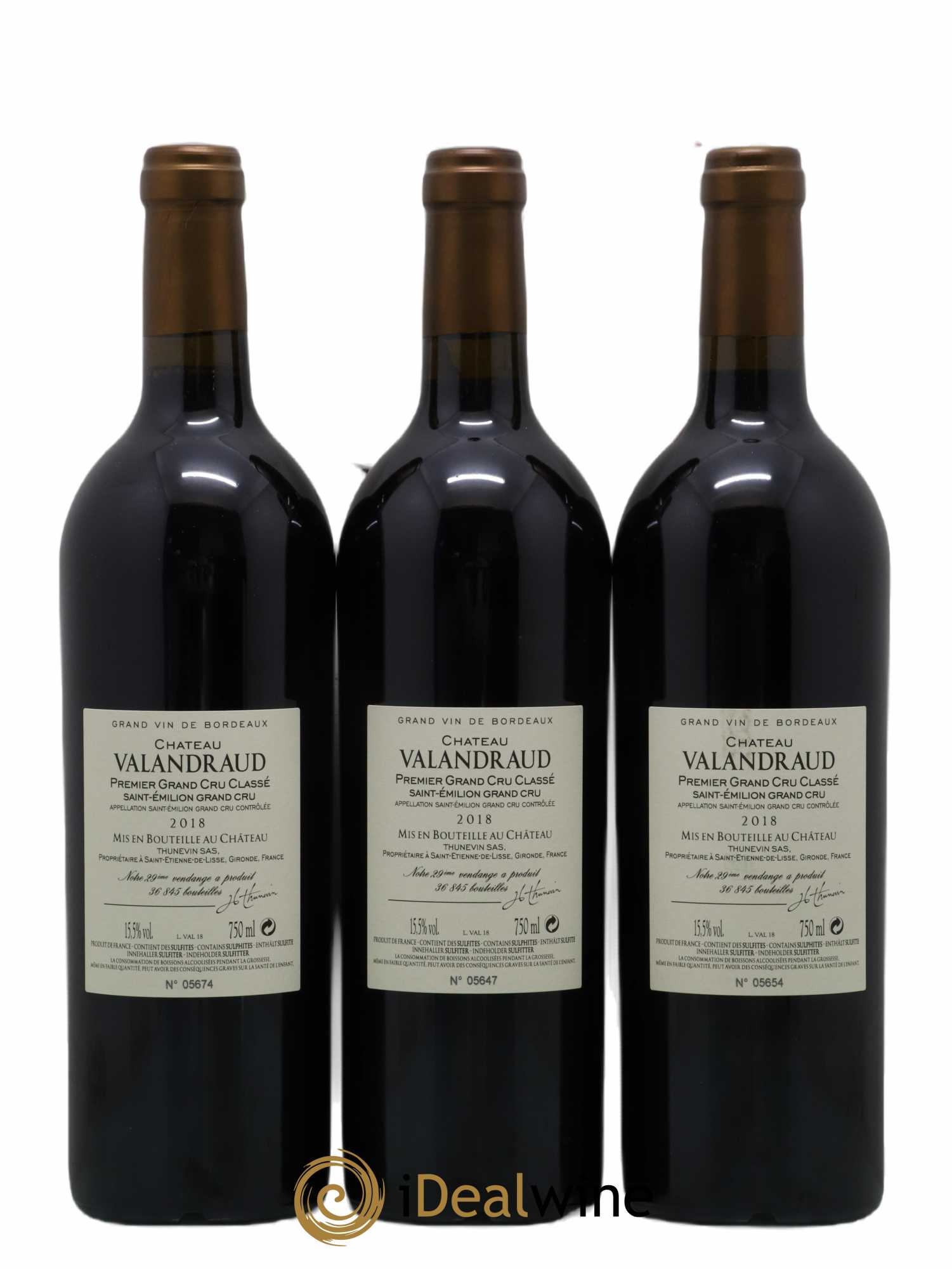 Château de Valandraud 2018 - Lot de 6 bouteilles - 2