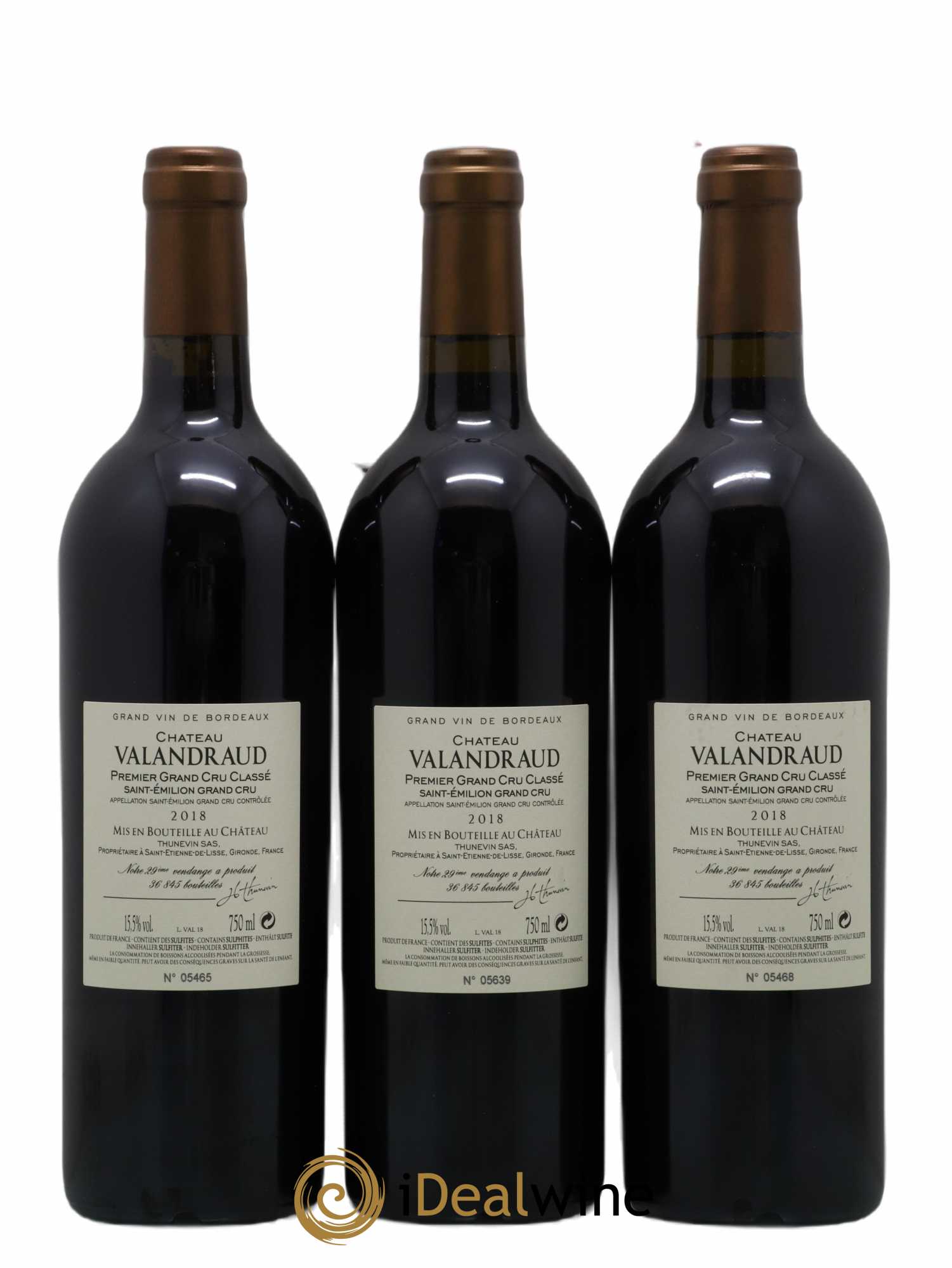 Château de Valandraud 2018 - Lot de 6 bouteilles - 4