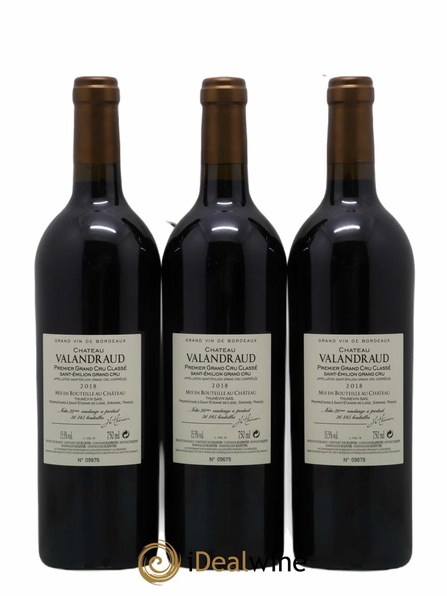 Château de Valandraud 2018 - Lot de 6 bouteilles - 2