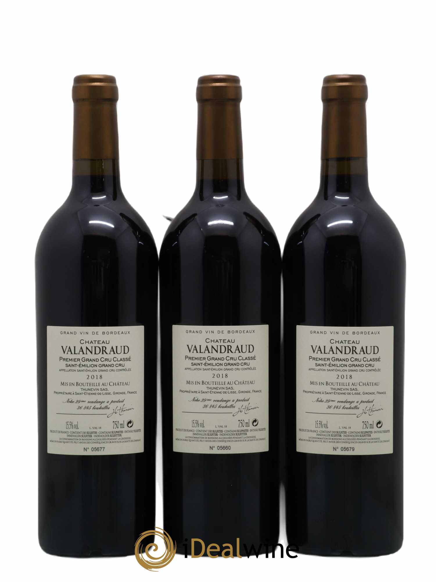Château de Valandraud 2018 - Lot de 6 bouteilles - 4