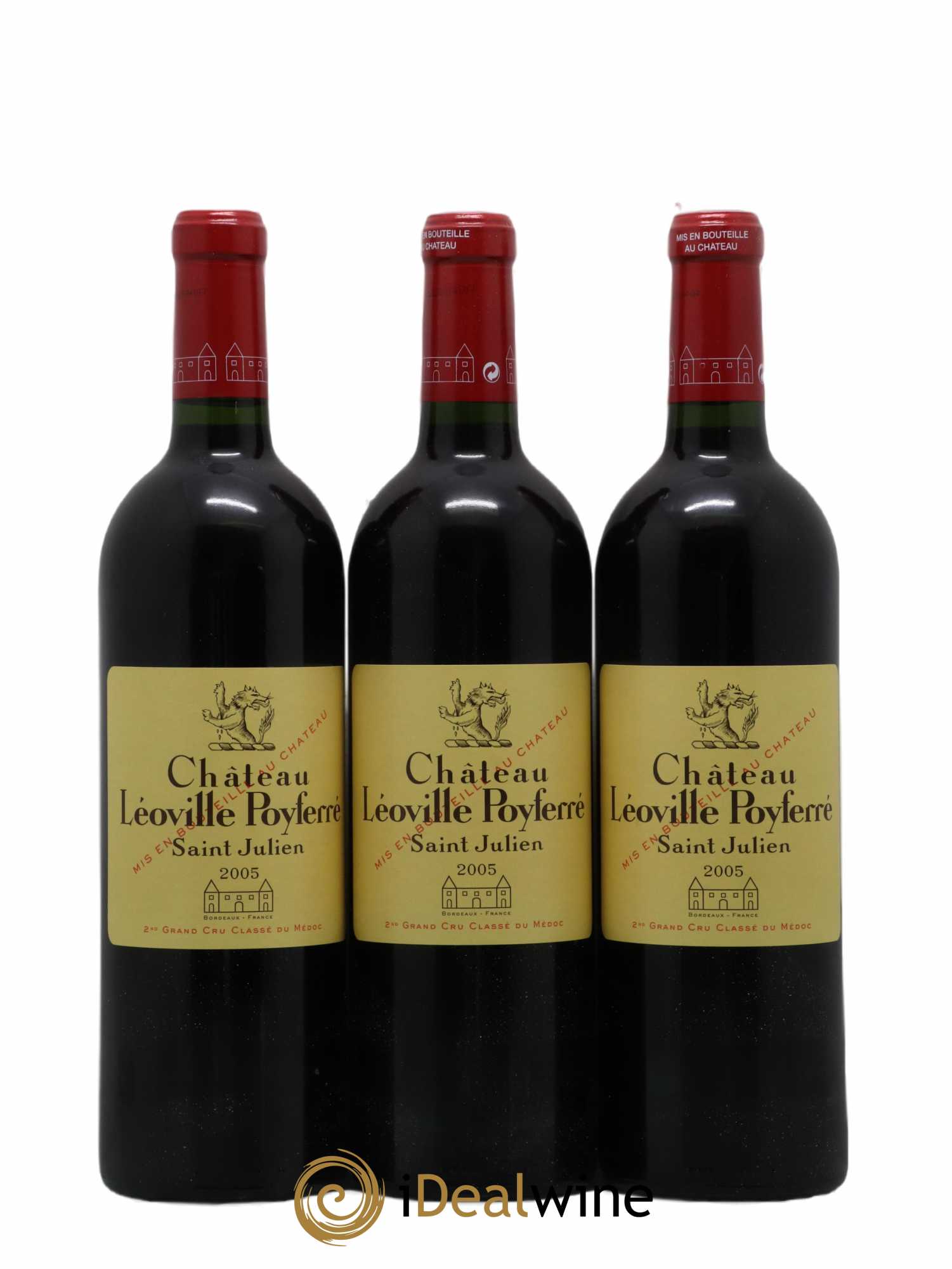 Château Léoville Poyferré 2ème Grand Cru Classé 2005 - Lot de 6 bouteilles - 2