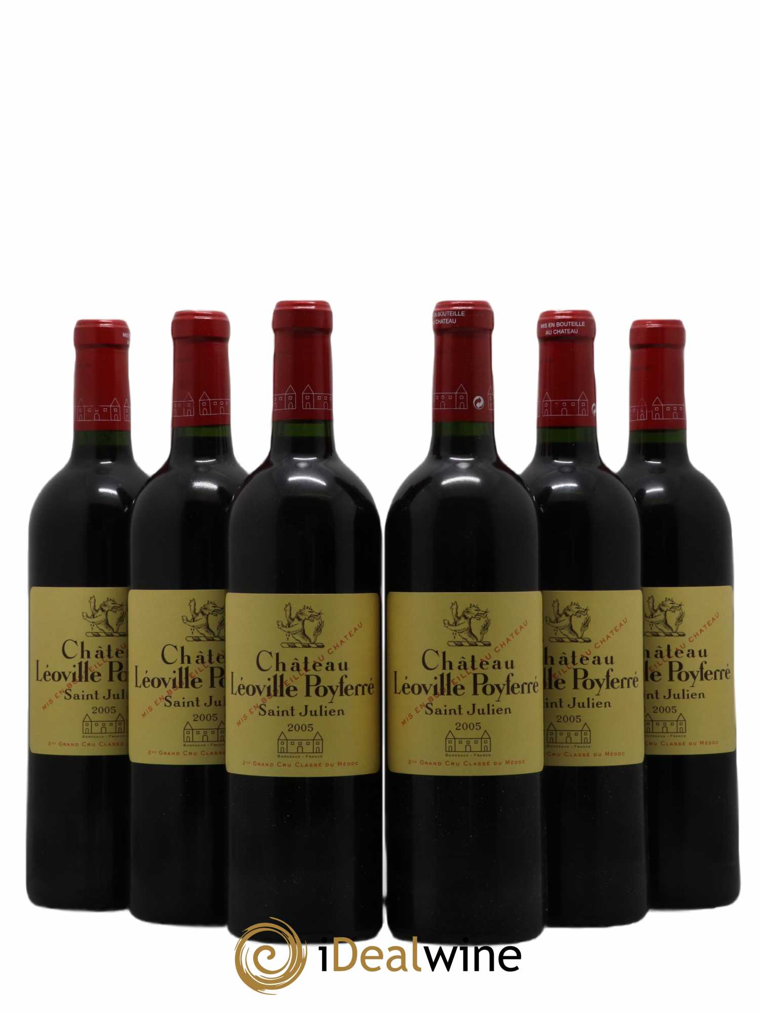 Château Léoville Poyferré 2ème Grand Cru Classé 2005 - Lot de 6 bouteilles - 0