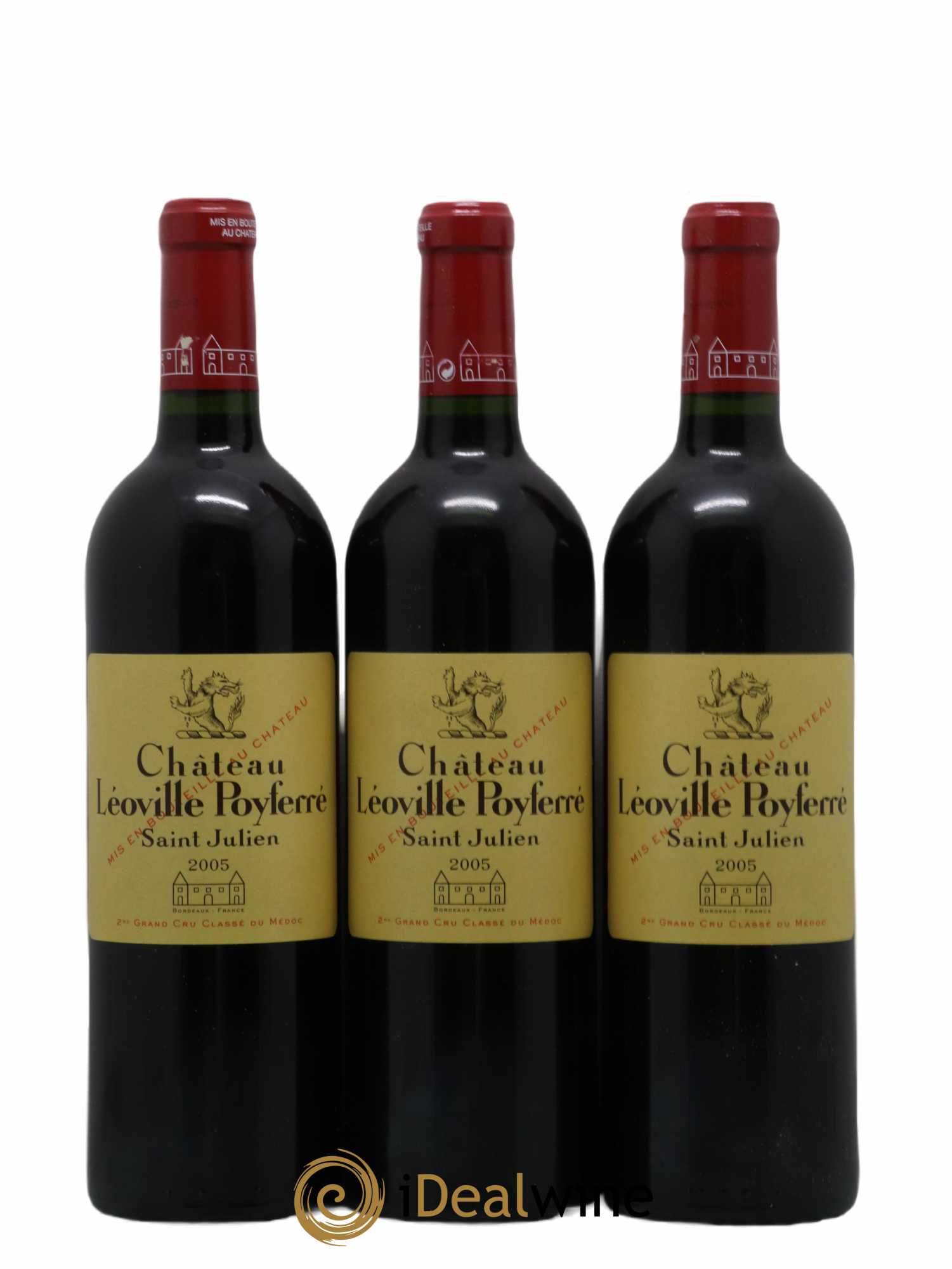 Château Léoville Poyferré 2ème Grand Cru Classé 2005 - Lot de 6 bouteilles - 1