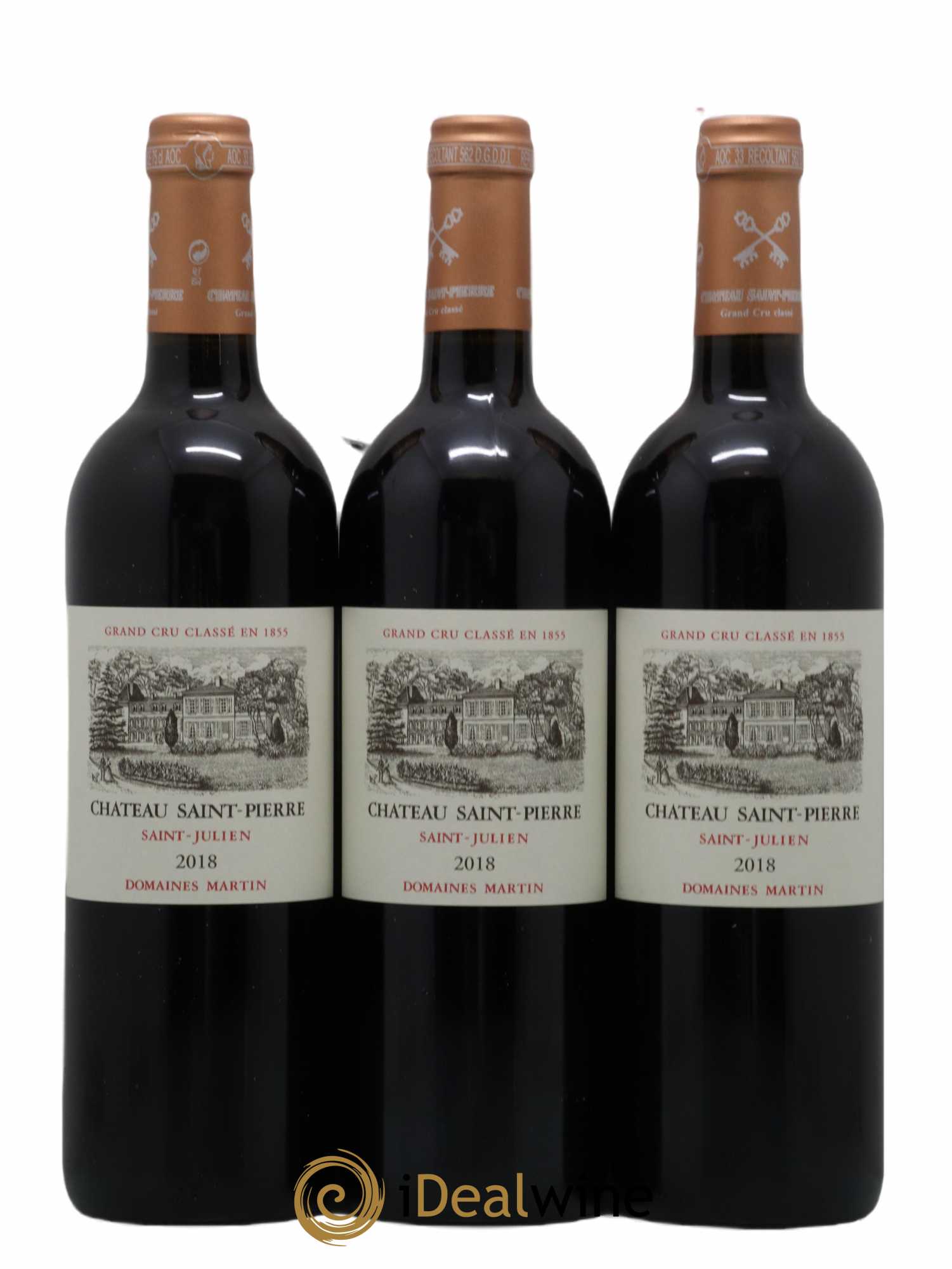 Château Saint-Pierre 4ème Grand Cru Classé 2018 - Lot de 12 bouteilles - 1