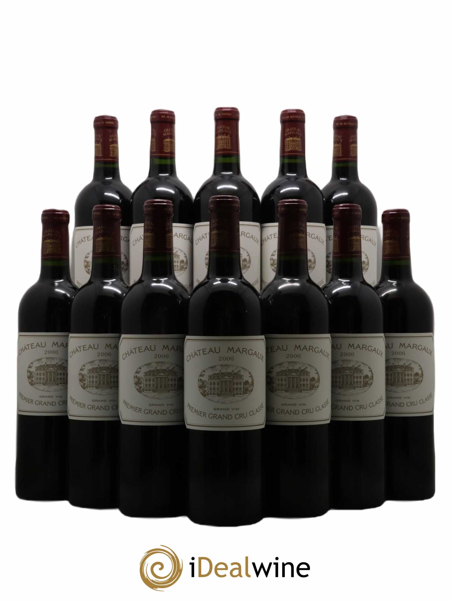 Château Margaux 1er Grand Cru Classé 2006 - Lot de 12 bouteilles - 0