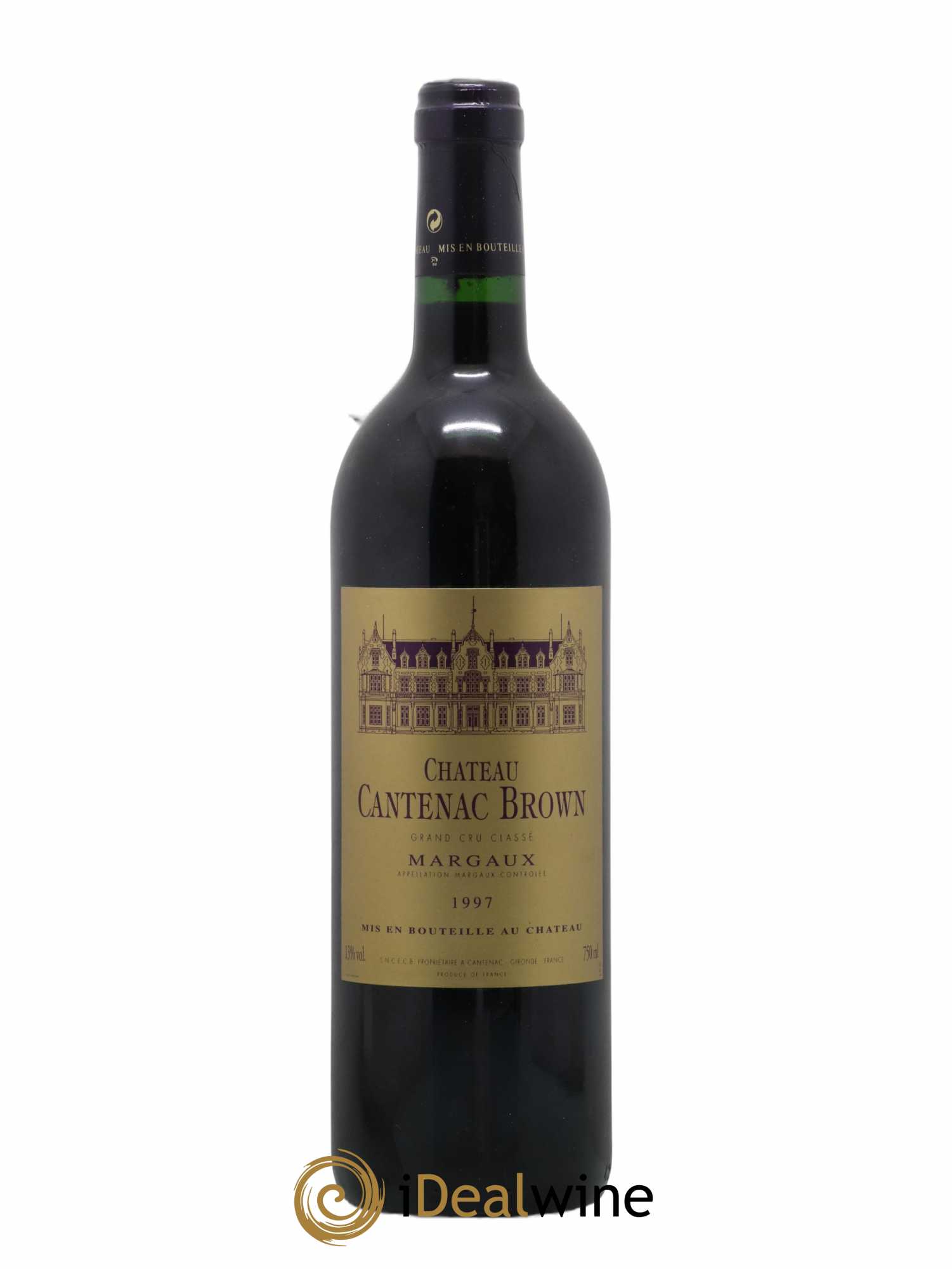 Château Cantenac Brown 3ème Grand Cru Classé 1997 - Lot de 1 bouteille - 0