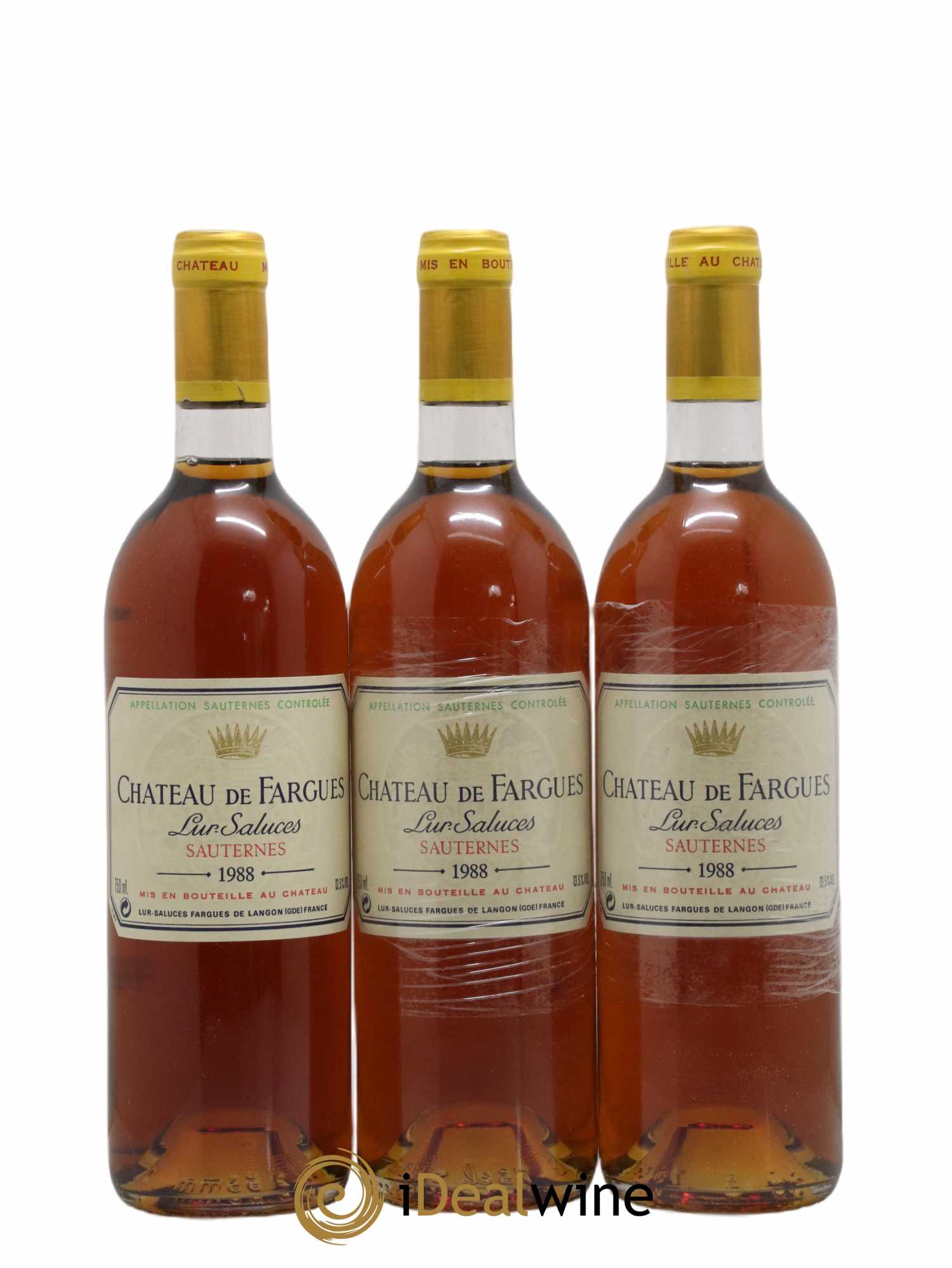 Château de Fargues 1988 - Lot de 6 bouteilles - 1
