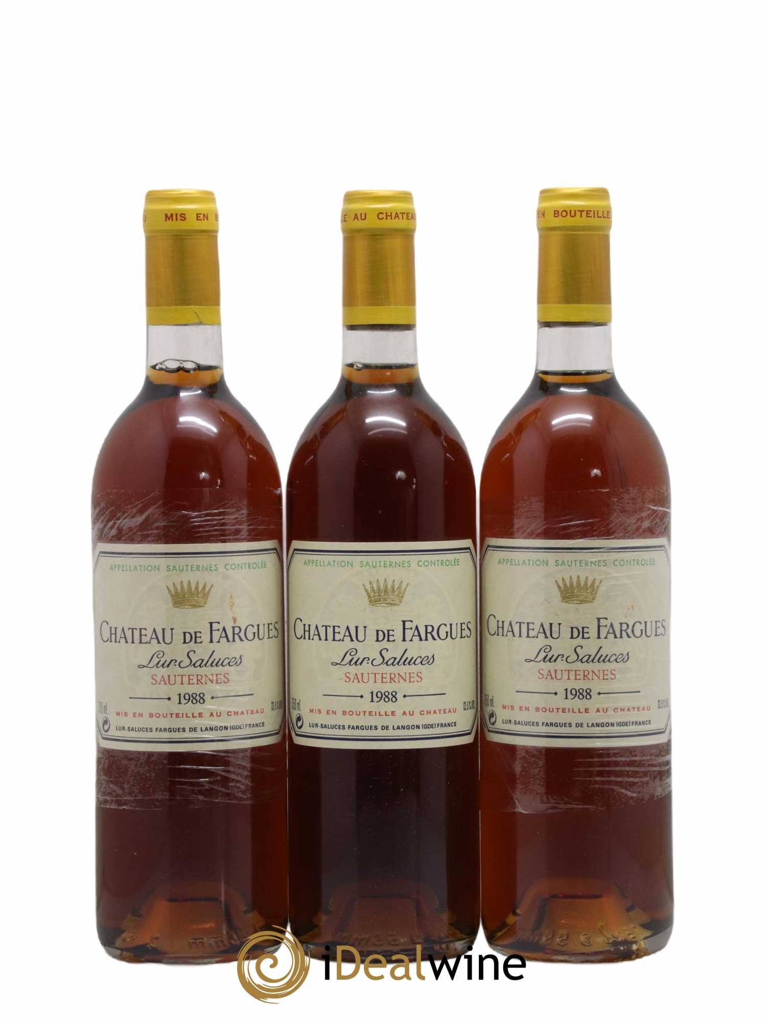 Château de Fargues 1988 - Lot de 6 bouteilles - 2