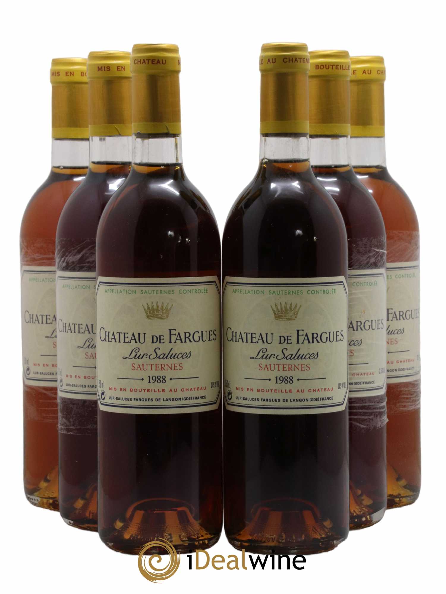 Château de Fargues 1988 - Lot de 6 bouteilles - 0