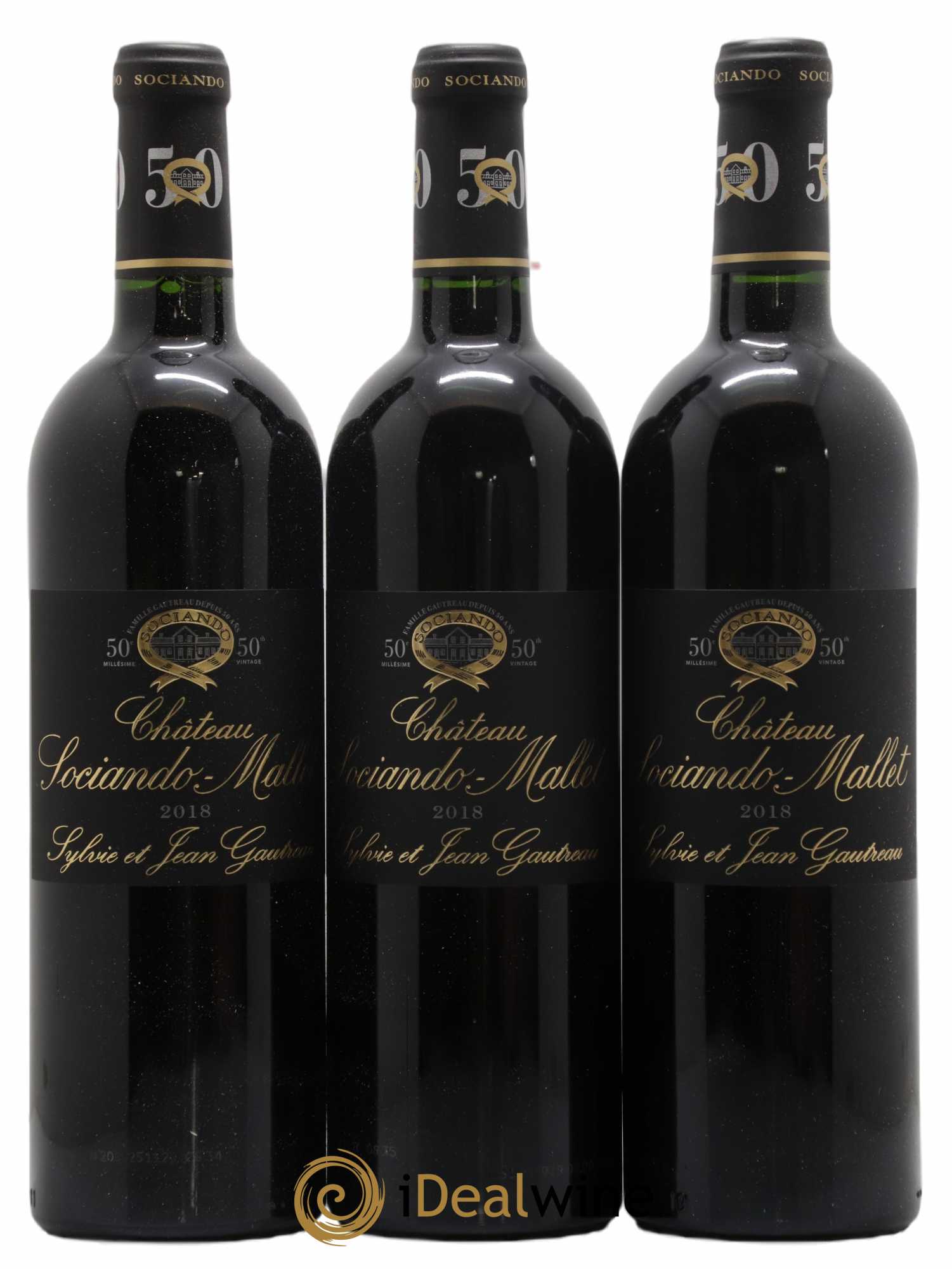 Château Sociando Mallet 2018 - Lot de 6 bouteilles - 1