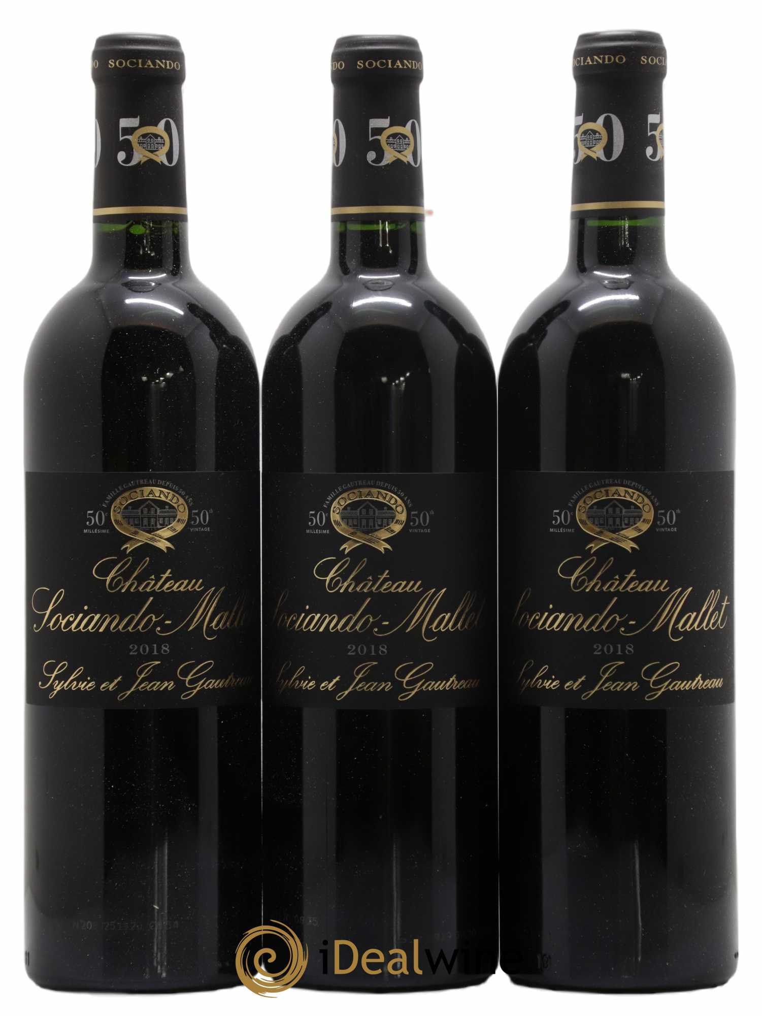 Château Sociando Mallet 2018 - Lot de 6 bouteilles - 2