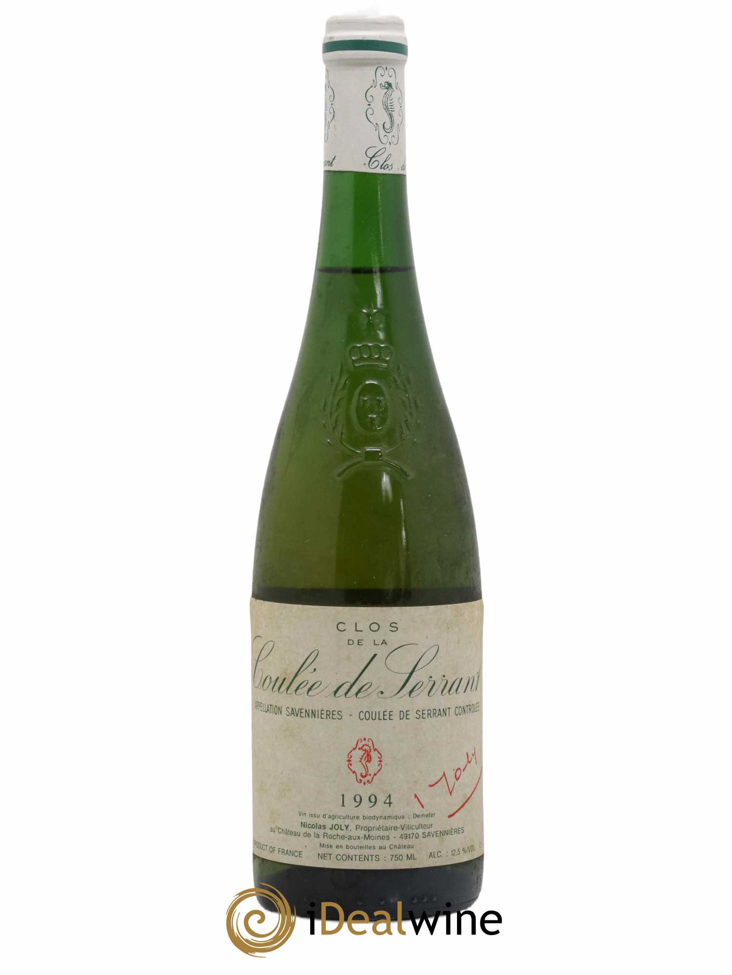 Savennières Clos de la Coulée de Serrant Vignobles de la Coulée de Serrant - Nicolas Joly 1994 - Lot de 1 bouteille - 0