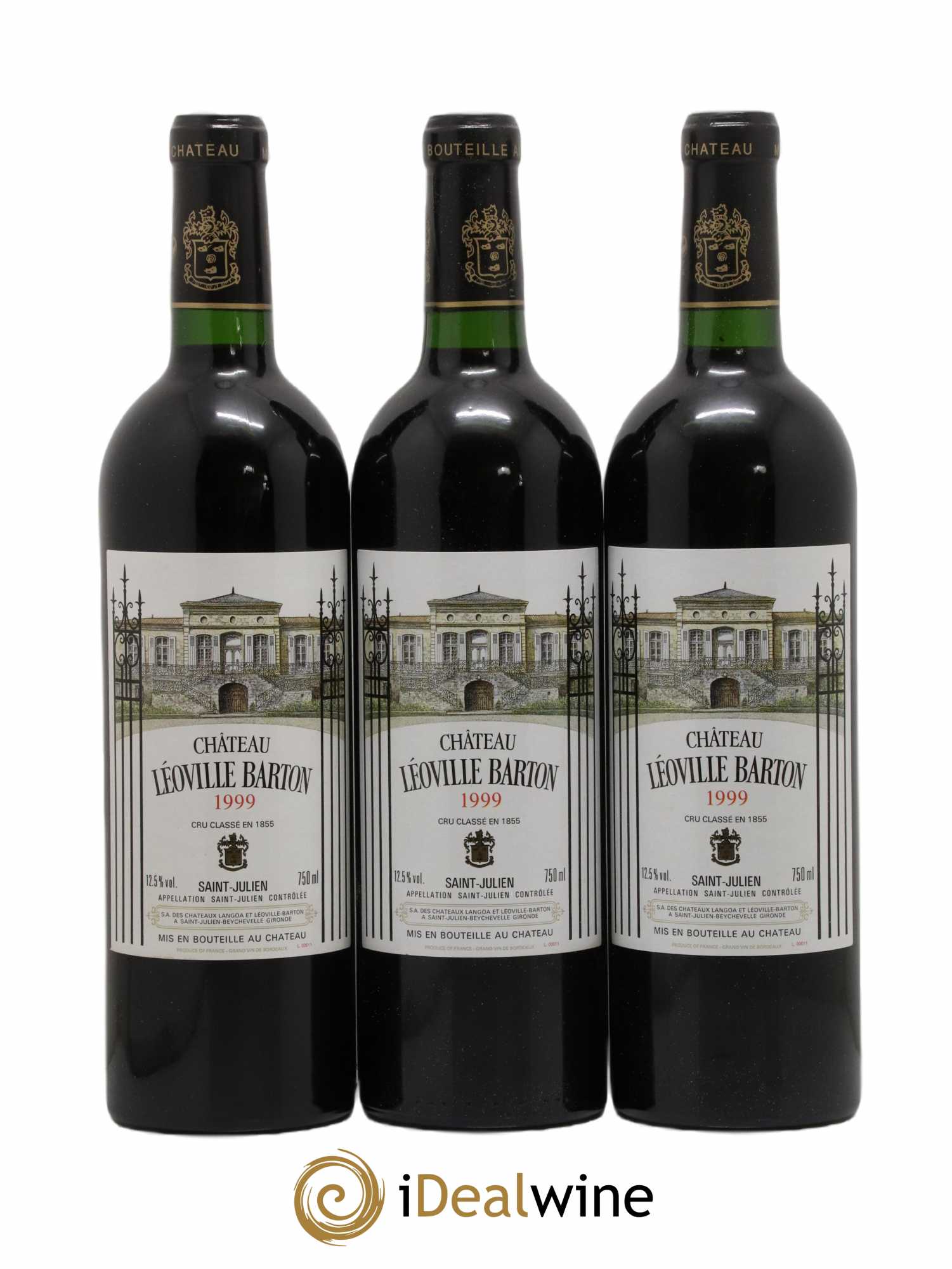 Château Léoville Barton 2ème Grand Cru Classé  1999 - Lot de 12 bouteilles - 3