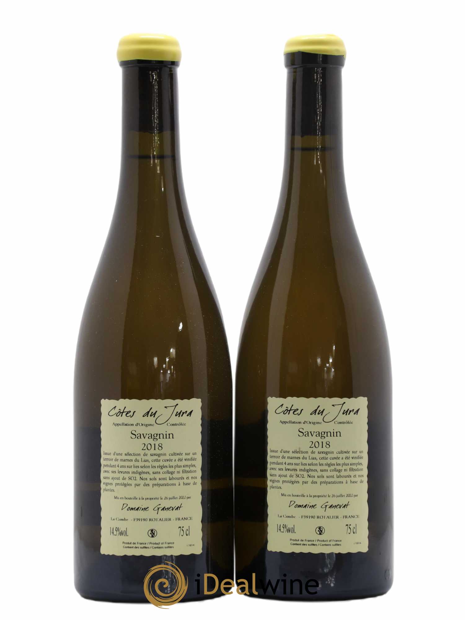 Côtes du Jura Sous la Roche Jean-François Ganevat (Domaine)  2018 - Lot de 2 bouteilles - 1