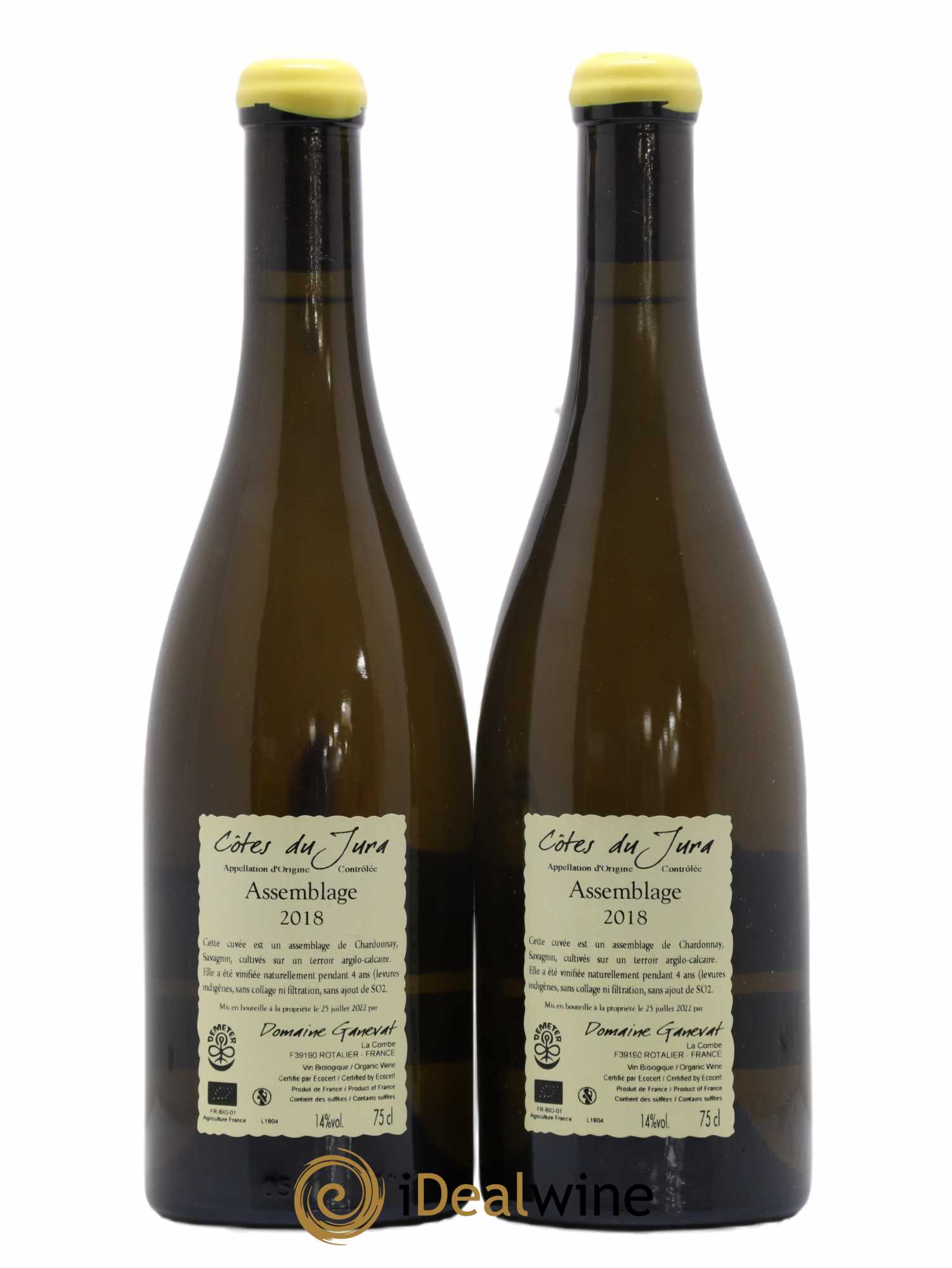 Côtes du Jura Cuvée Orégane Jean-François Ganevat (Domaine) 2018 - Lot de 2 bouteilles - 1