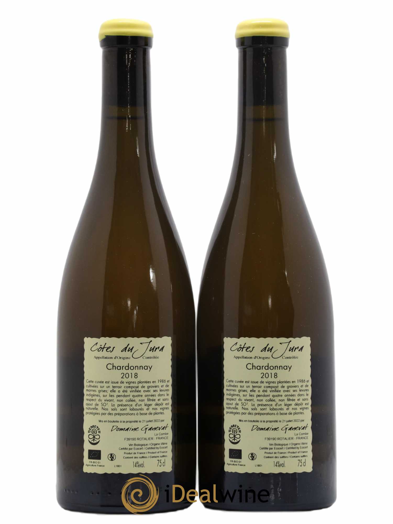 Côtes du Jura Cuvée Florine Jean-François Ganevat (Domaine) 2018 - Posten von 2 Flaschen - 1