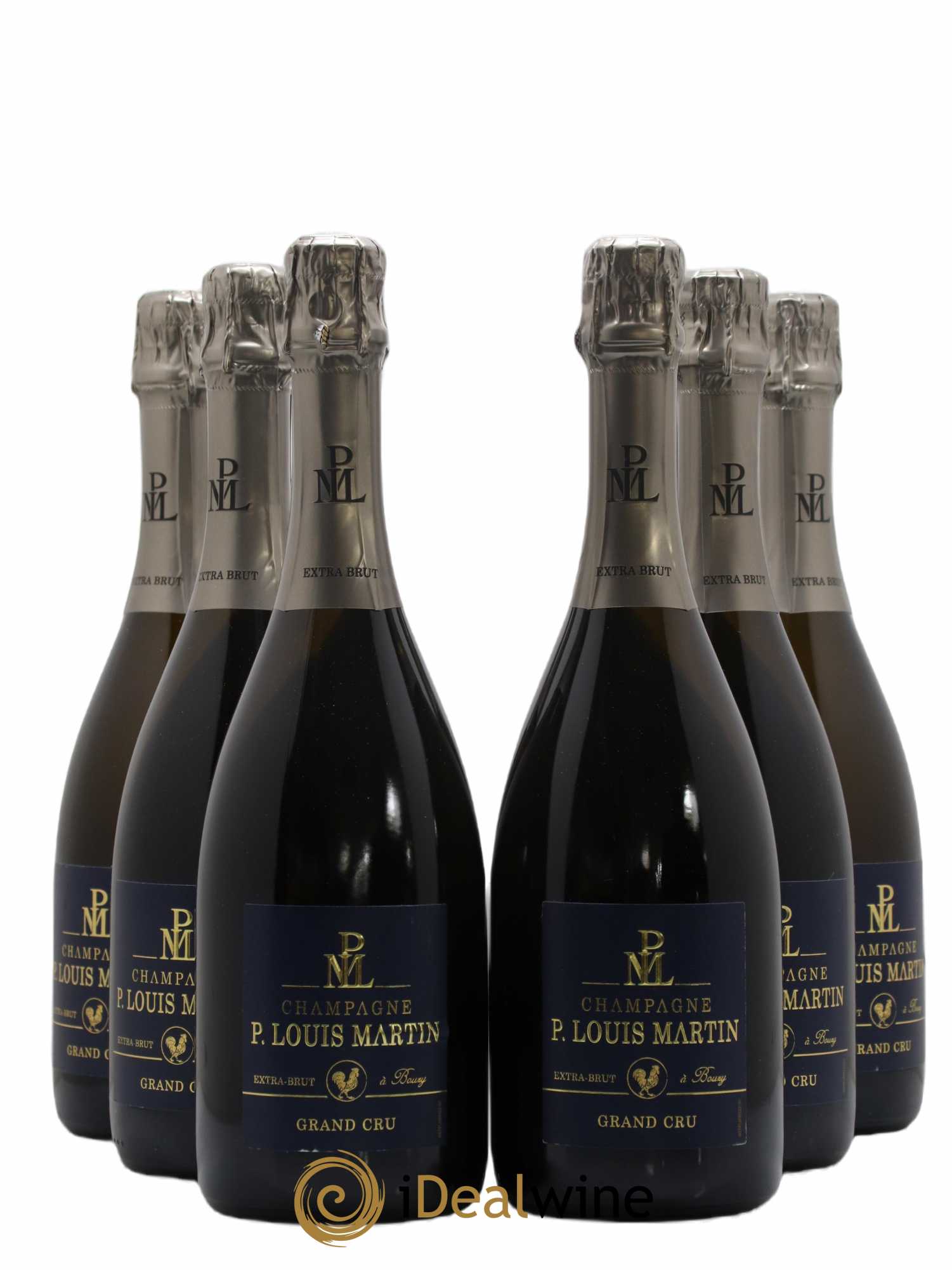 Champagne Paul Louis Martin - Lot de 6 bouteilles - 0