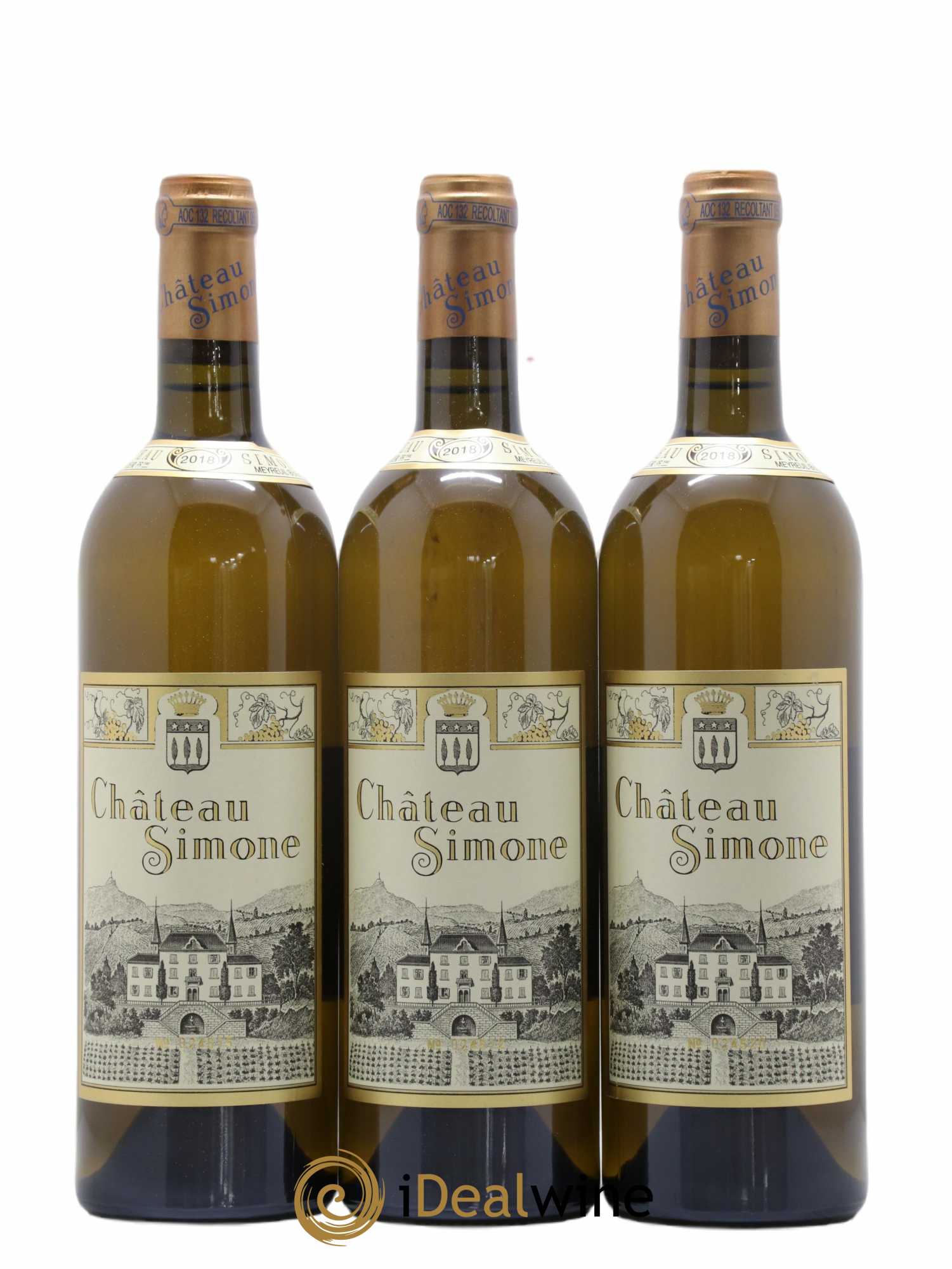 Palette Château Simone Famille Rougier  2018 - Lot of 6 bottles - 2