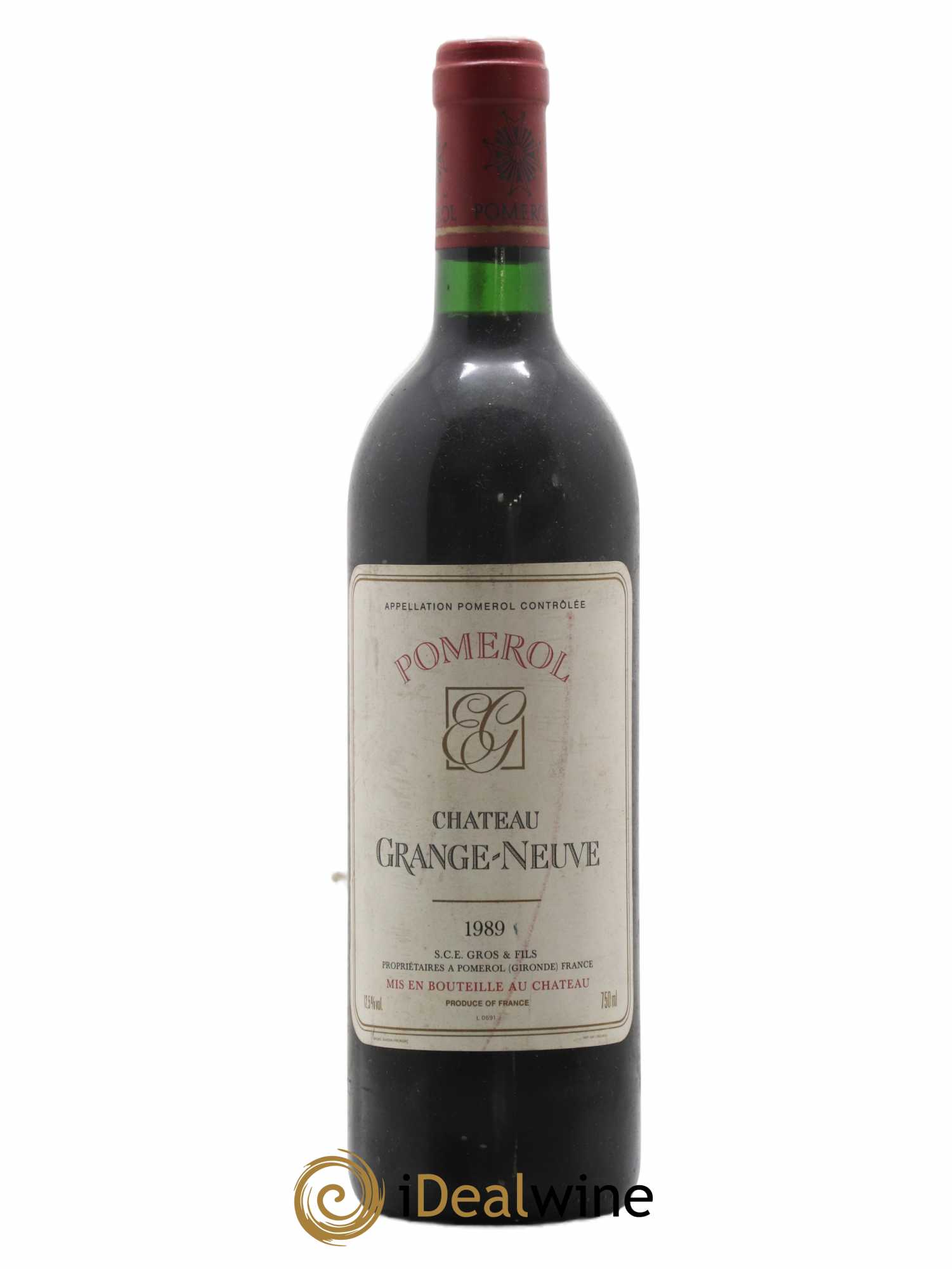 Château Grange-Neuve 1989 - Lot de 1 bouteille - 0