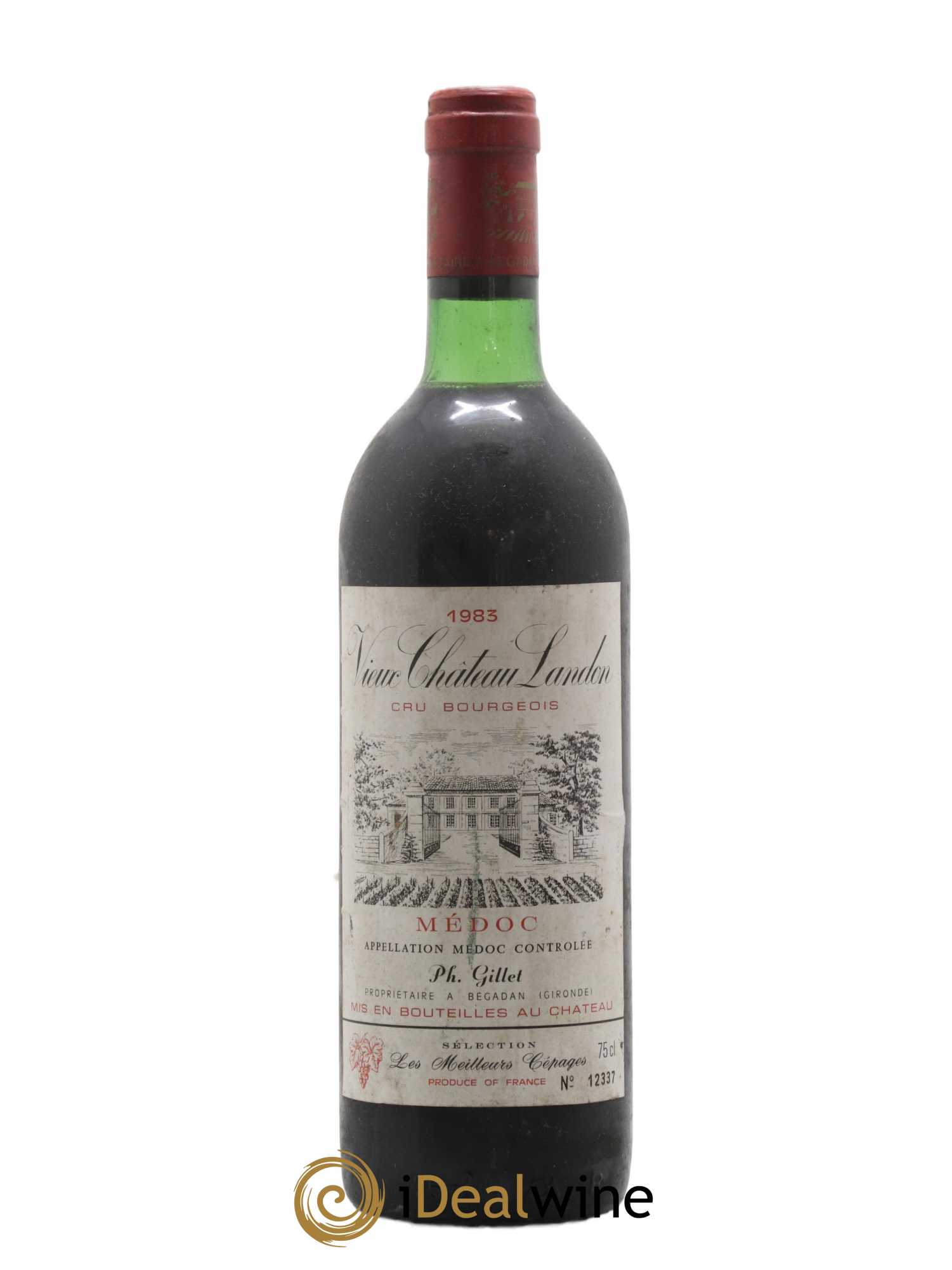 Vieux Château Landon Cru Bourgeois 1983 - Lot de 1 bouteille - 0