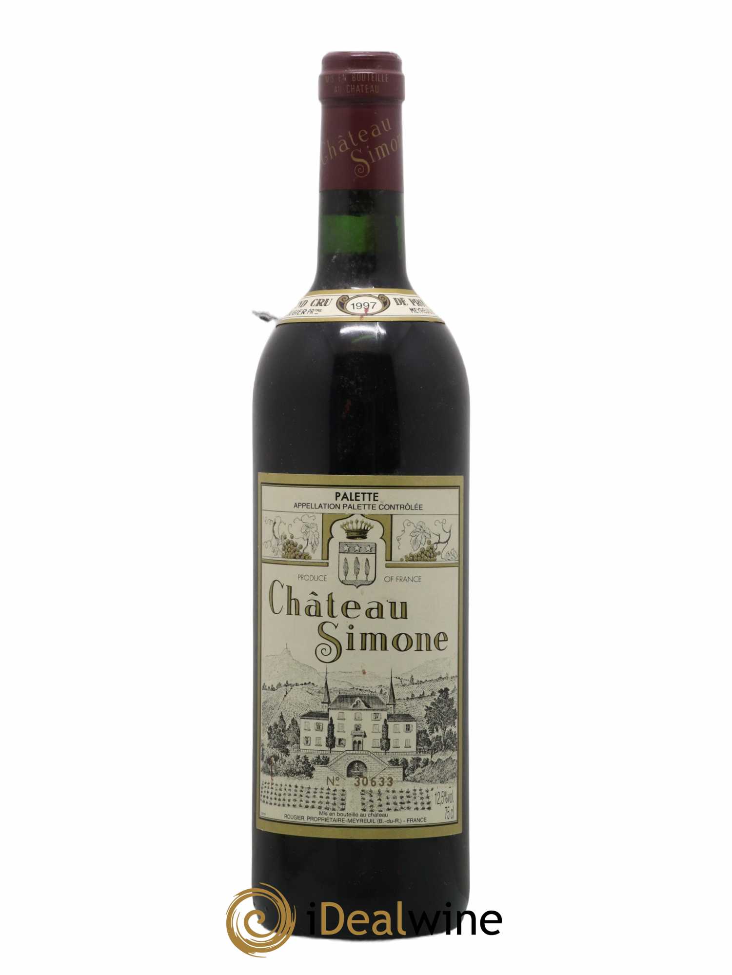 Palette Château Simone Famille Rougier 1997 - Lot de 1 bouteille - 0
