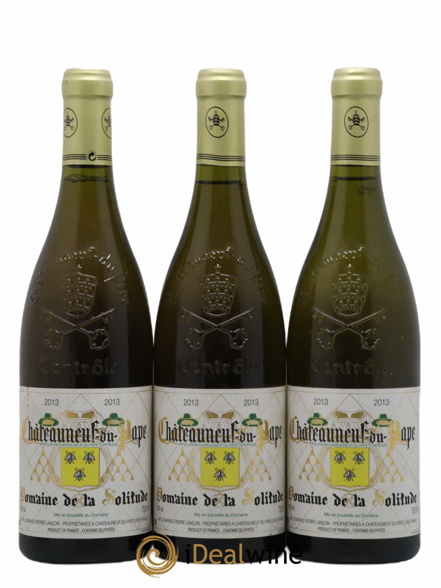 Châteauneuf-du-Pape Domaine de la Solitude 2013 - Posten von 3 Flaschen - 0