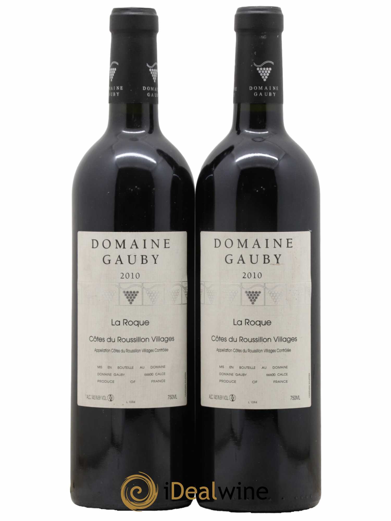 Côtes du Roussillon Villages La Roque Gauby (Domaine) 2010 - Lot de 2 bouteilles - 0