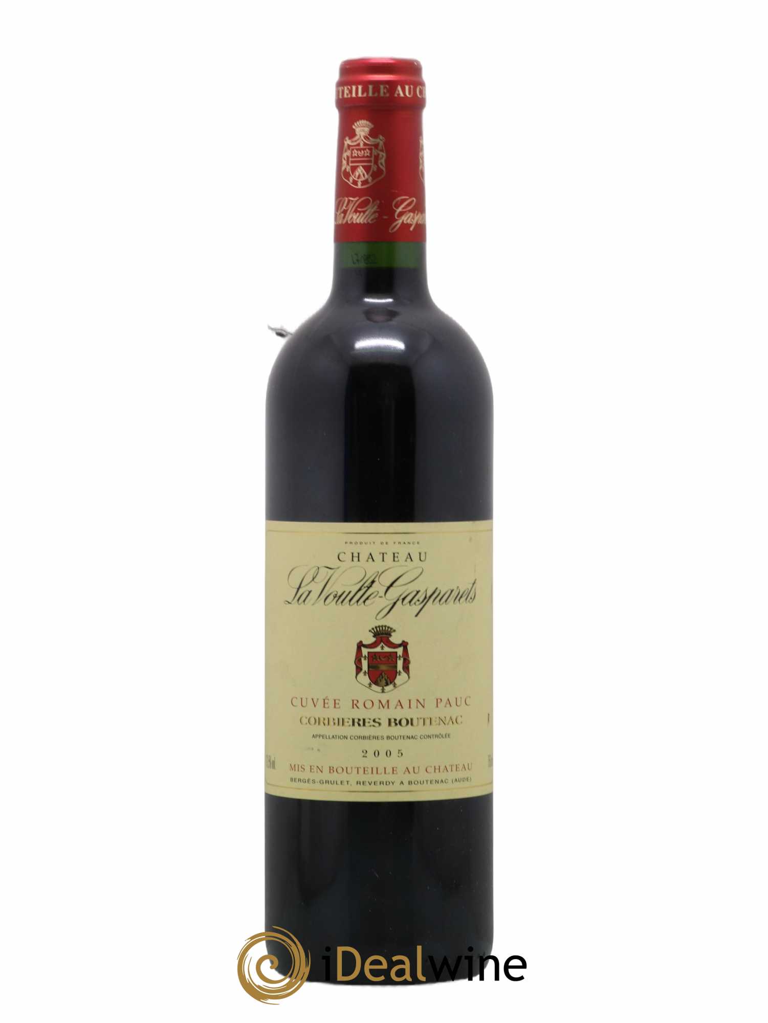 Corbières Boutenac La Voulte-Gasparets Cuvée Romain Pauc Patrick Reverdy 2005 - Lot de 1 bouteille - 0