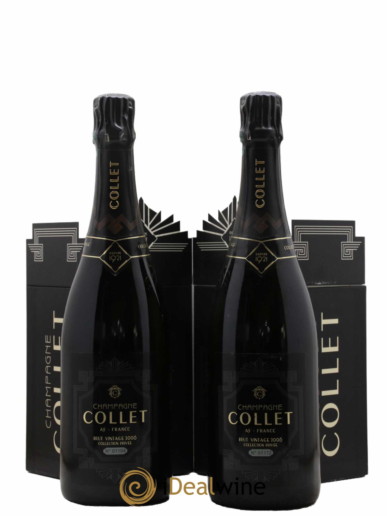 Champagne Collet Brut Vintage 2006 - Lot de 2 bouteilles - 0