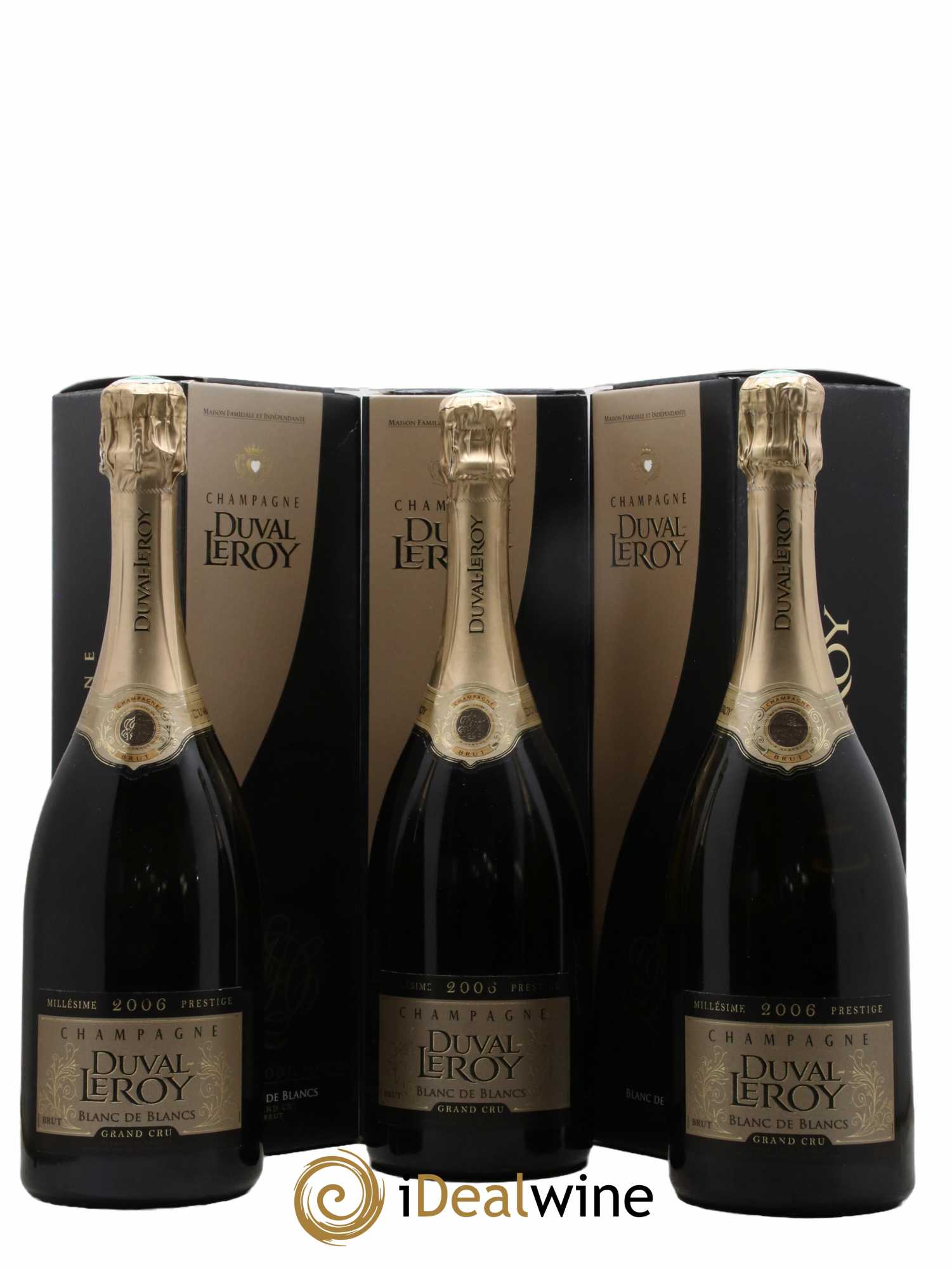 Brut Millésimé Duval-Leroy 2006 - Lot de 3 bouteilles - 0