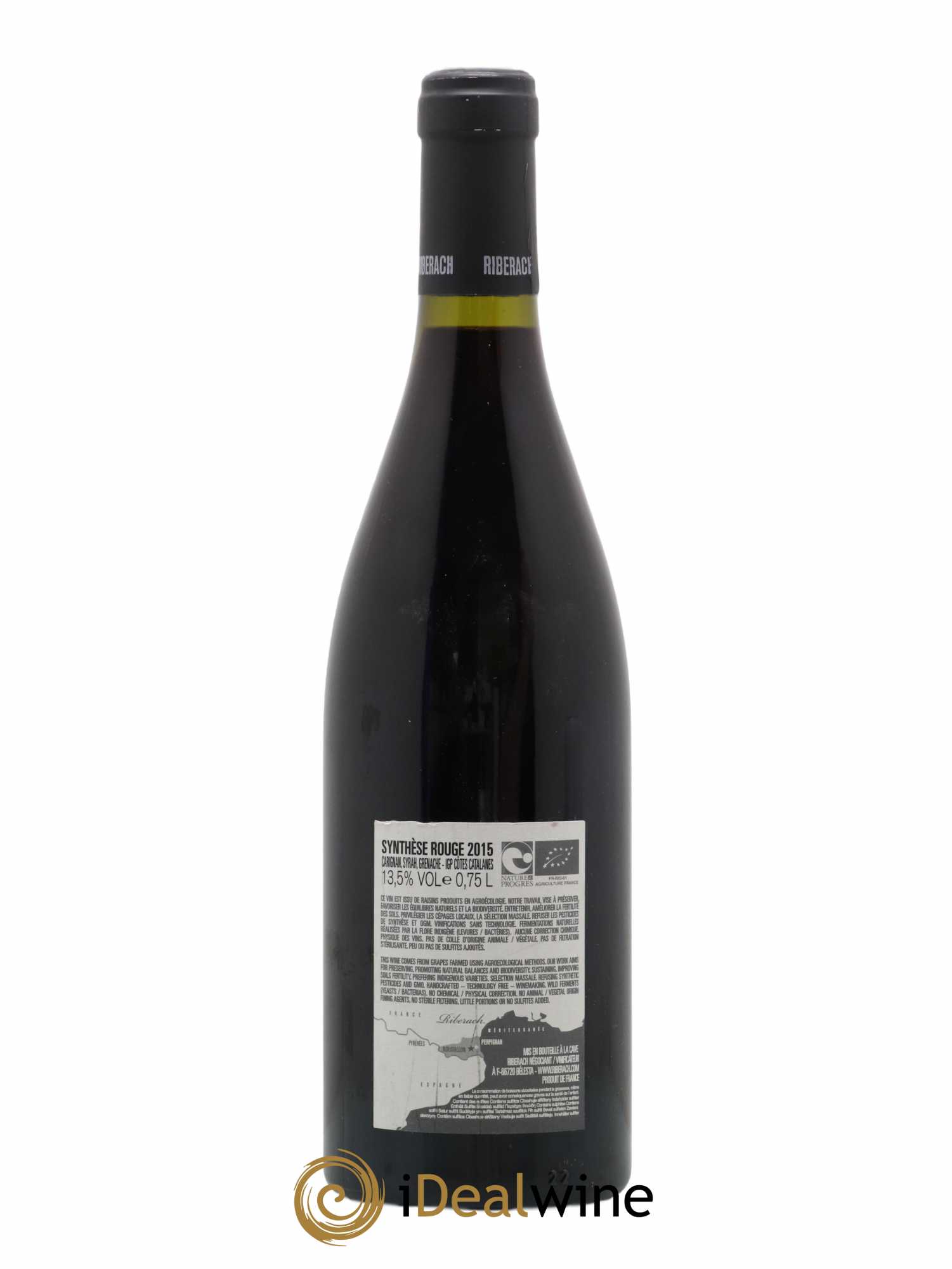 IGP Côtes Catalanes (VDP des Côtes Catalanes) Synthèse Riberach 2015 - Lot de 1 bouteille - 1