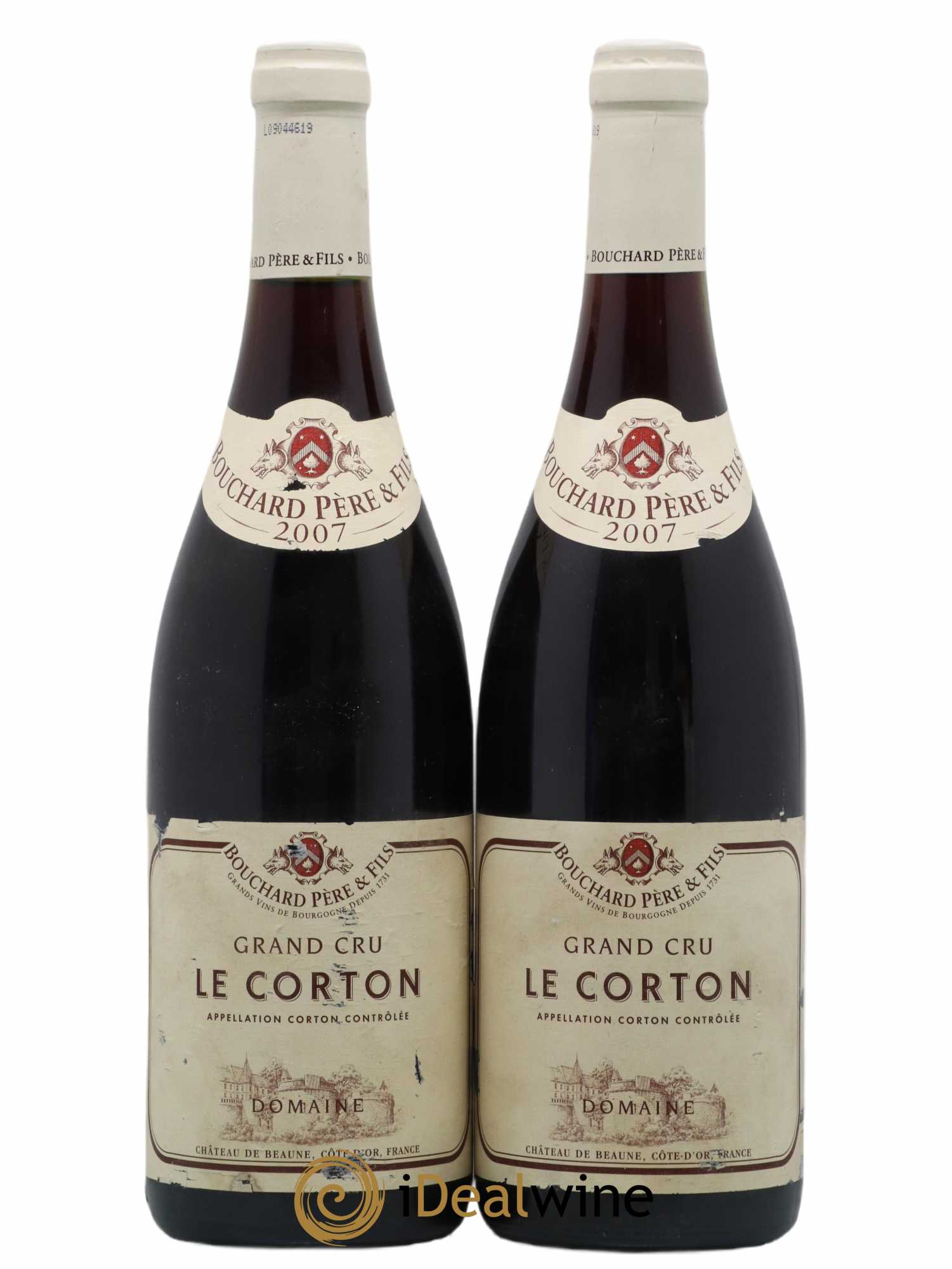 Corton Grand Cru Le Corton Bouchard Père & Fils 2007 - Lot de 2 bouteilles - 0