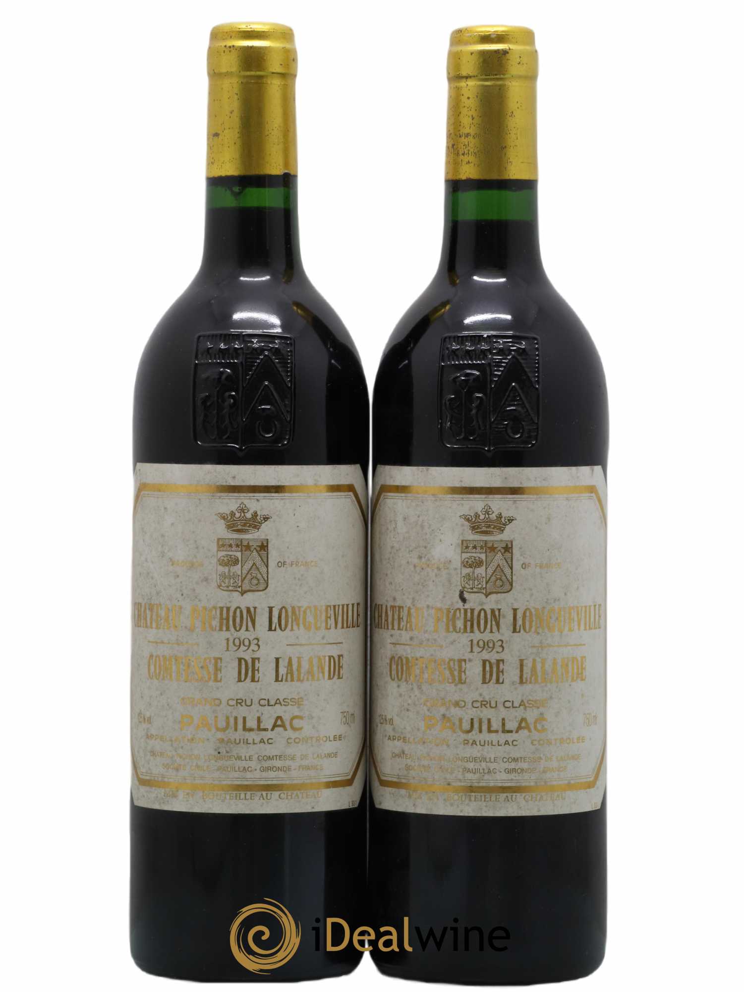Château Pichon Longueville Comtesse de Lalande 2ème Grand Cru Classé 1993 - Lot de 2 bouteilles - 0