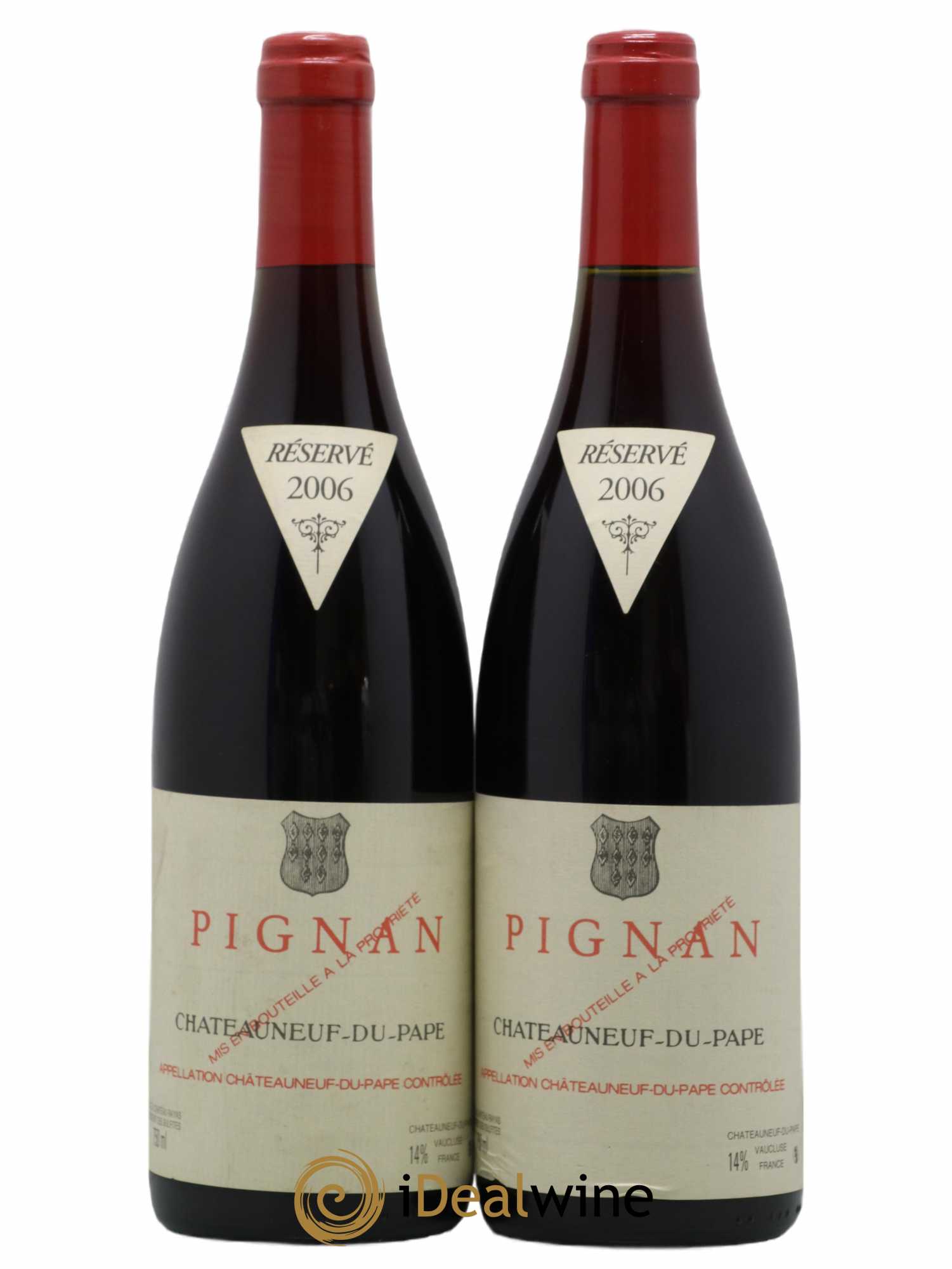 Châteauneuf-du-Pape Domaine de Pignan 2006 - Lot de 2 bouteilles - 0