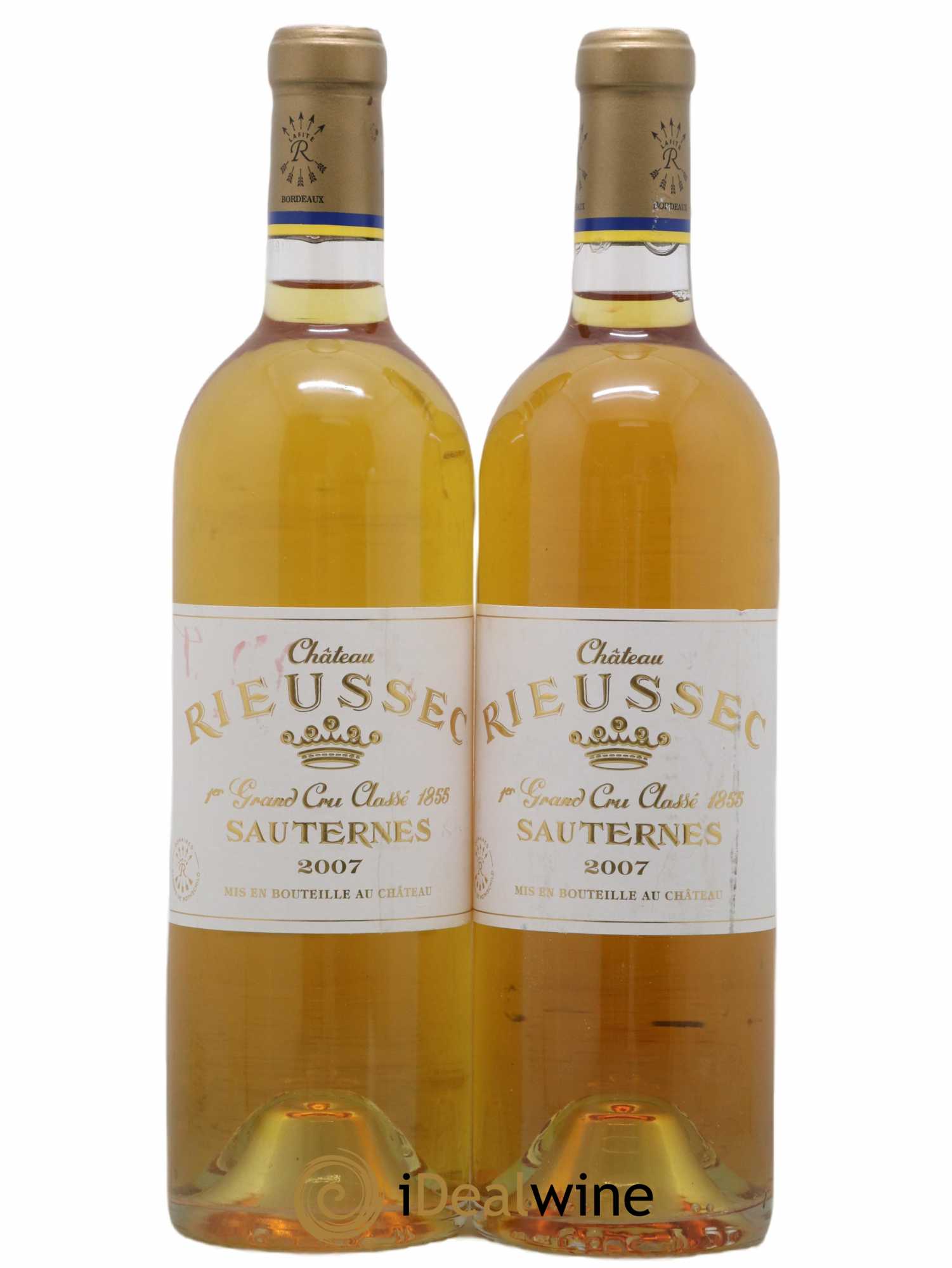 Château Rieussec 1er Grand Cru Classé 2007 - Lotto di 2 bottiglie - 0