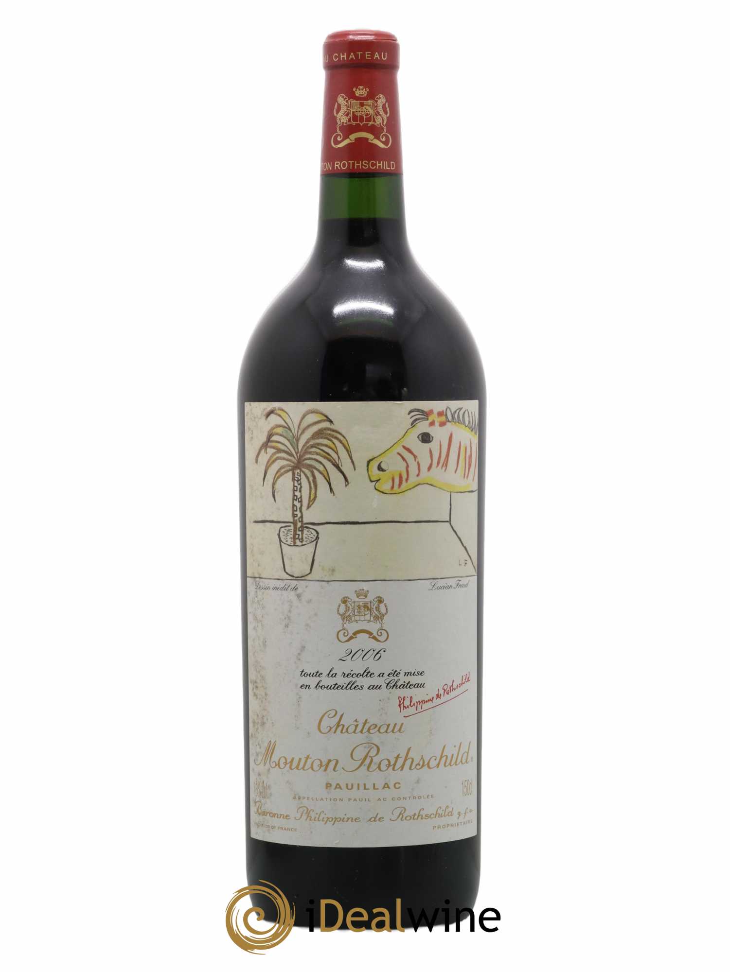 Château Mouton Rothschild 1er Grand Cru Classé 2006 - Lot de 1 magnum - 0